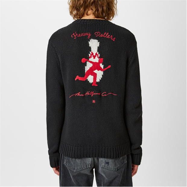 Amiri AMIRI Bowling Crewneck Jumper Size US M / EU 48-50 / 2 - 4 Thumbnail
