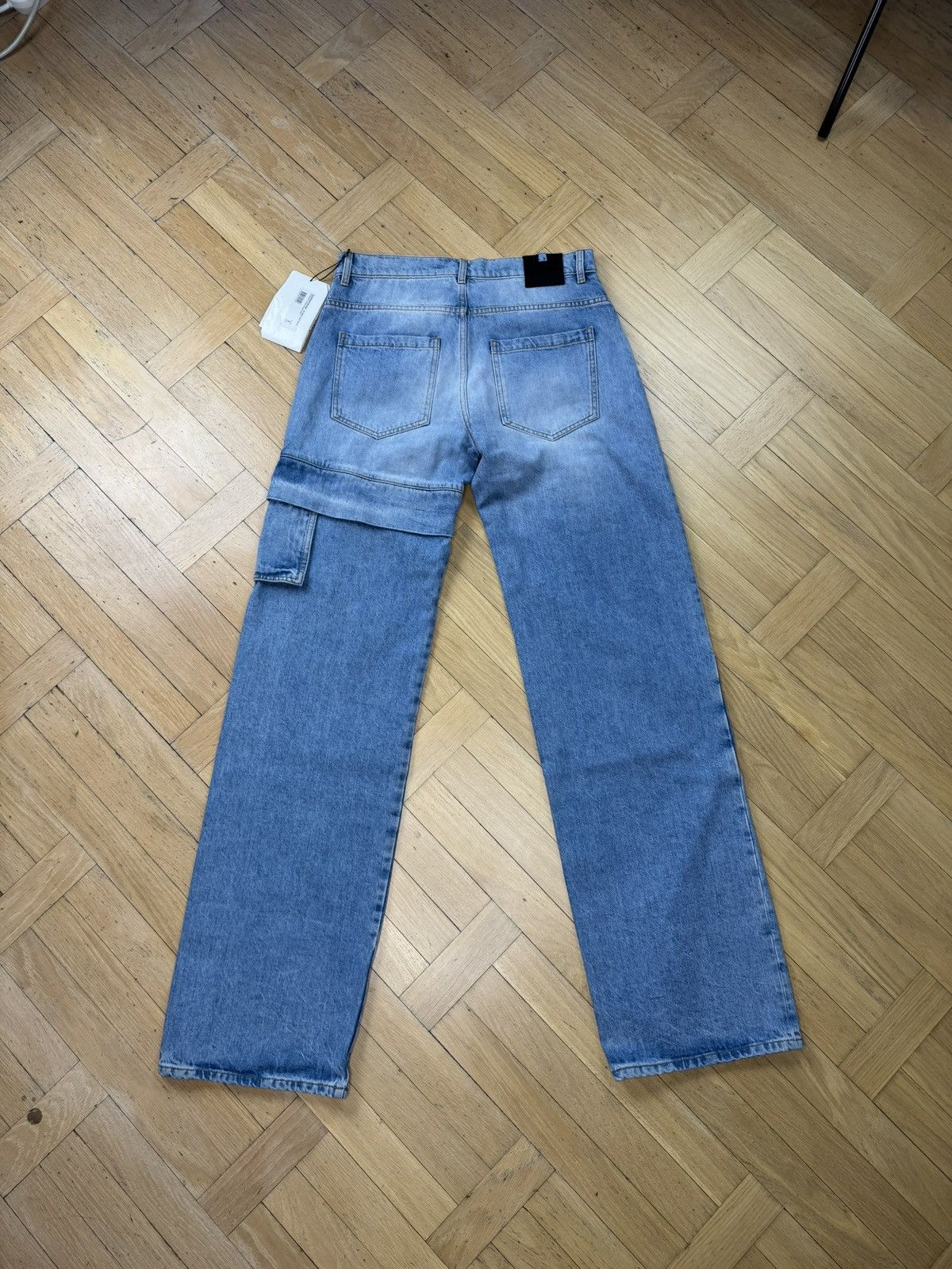 1017 ALYX 9SM 1017 ALYX 9SM FW23 OVERSIZED DENIM CARGO PANTS Size US 32 / EU 48 - 2 Thumbnail