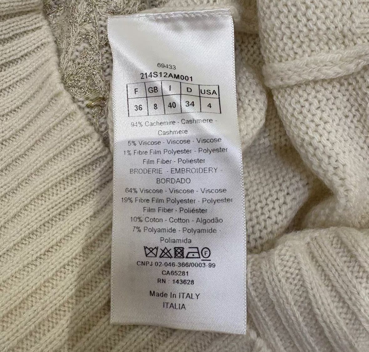 Dior Dior Knit top Size XS / US 0-2 / IT 36-38 - 7 Thumbnail