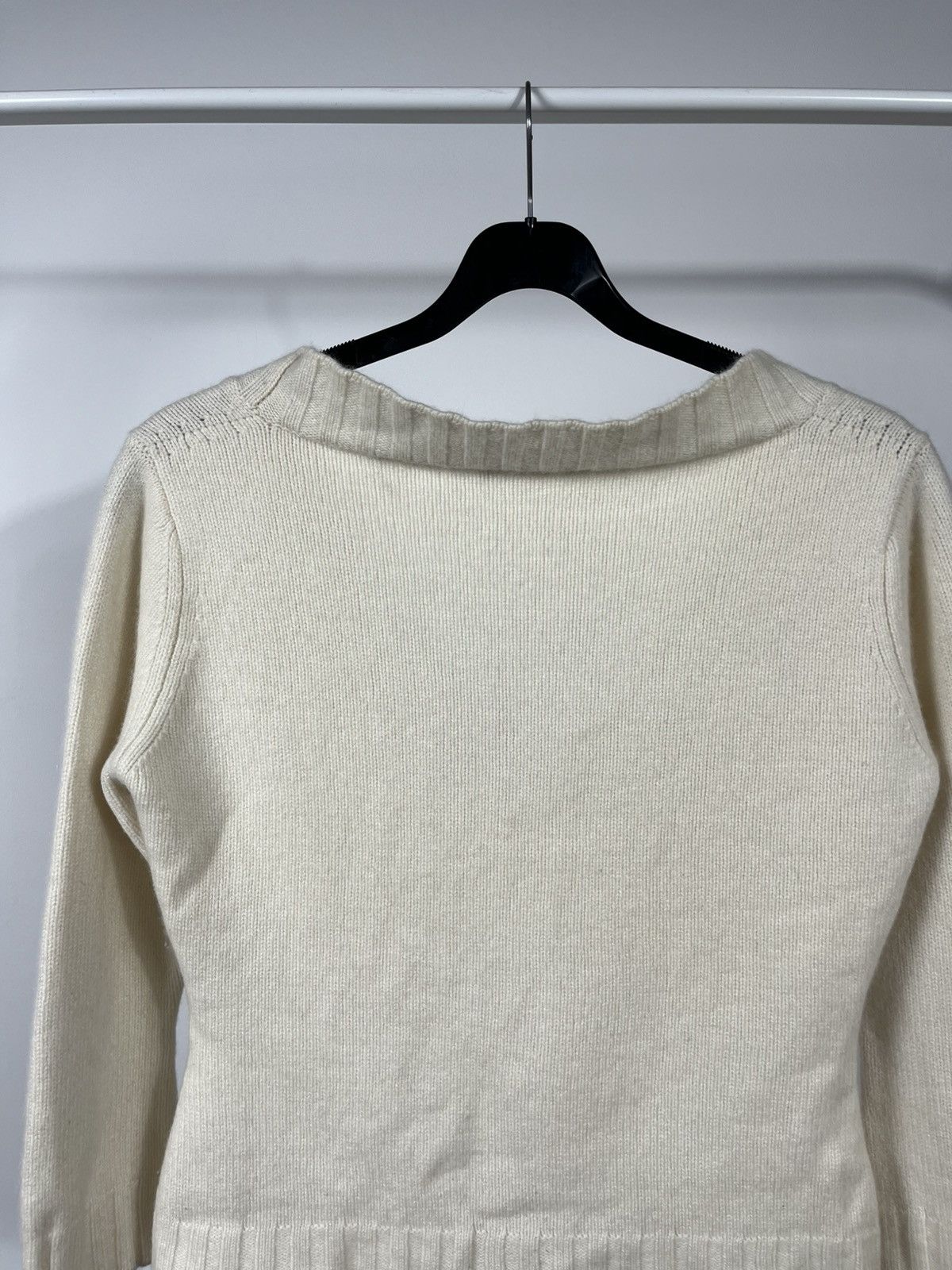 Dolce & Gabbana Dolce & Gabbana Wool Knit Cream Sweater Made in Italy 44 Size M / US 6-8 / IT 42-44 - 11 Thumbnail