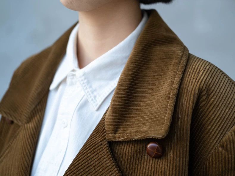 Kenzo KENZO Jungle Tiger brown corduroy wide shoulder coat Size M / US 6-8 / IT 42-44 - 6 Thumbnail