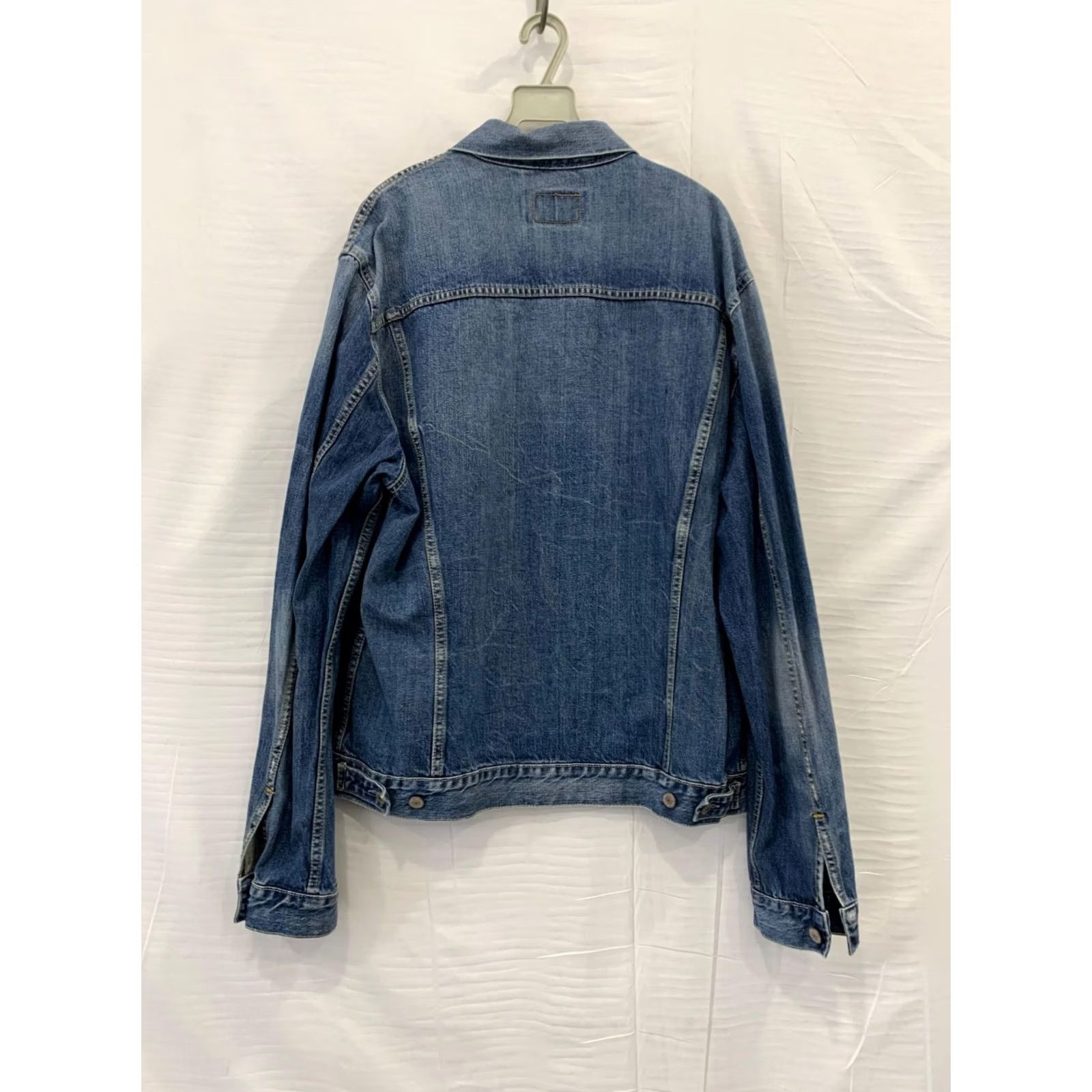 Levi's VINTAGE Levi’s 70500 Denim Trucker Jacket XXL Blue Classic Men Shirt Size US 39 - 2 Thumbnail