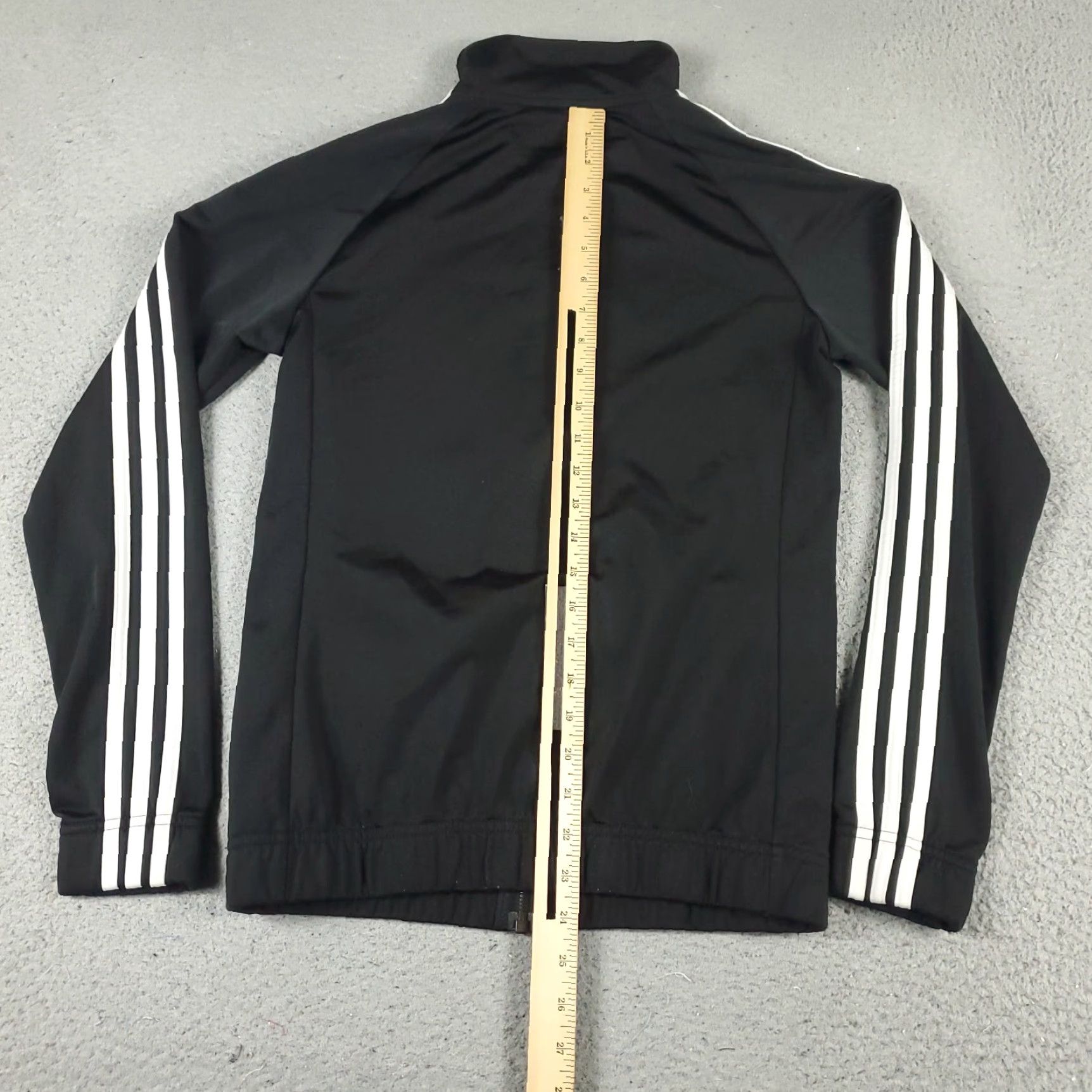 Adidas Adidas Jacket Womens XS Black White Casual Full Zip Track Jacket - Regular Fit, Pockets, Sport Everyday Size XS / US 0-2 / IT 36-38 - 6 Thumbnail