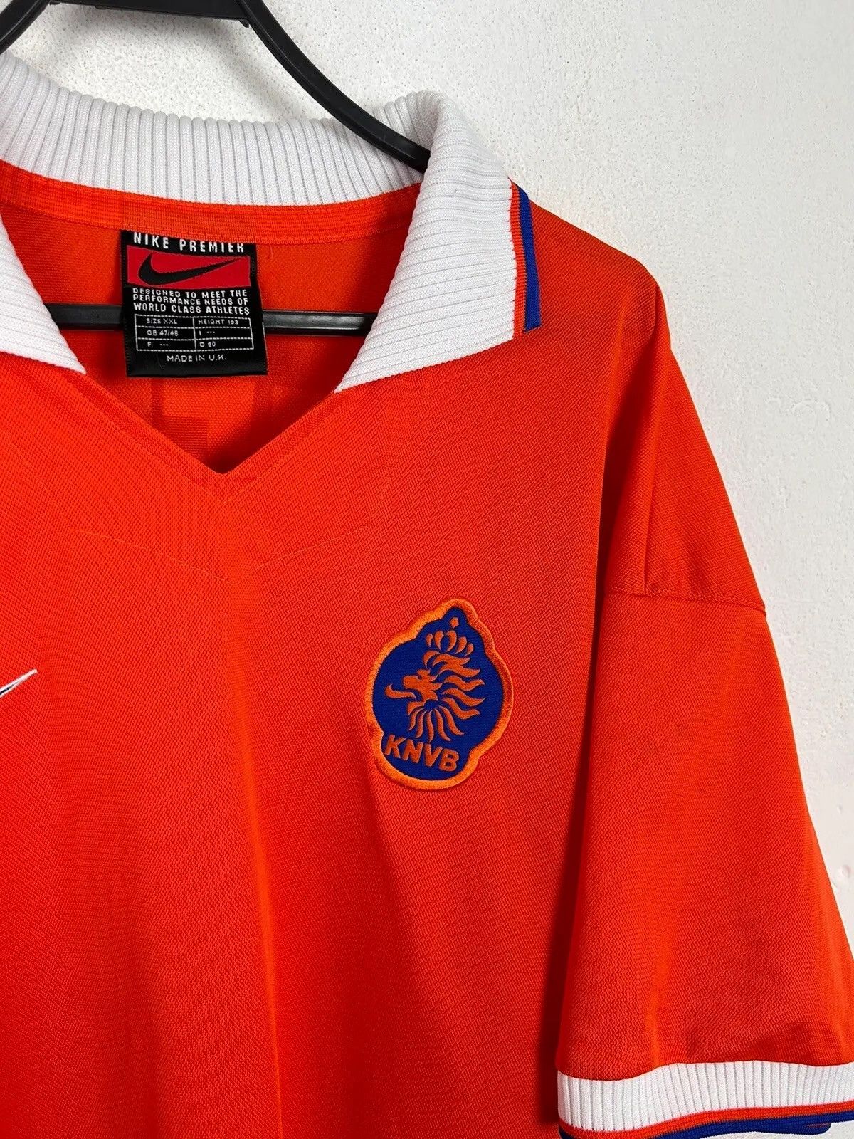 Nike 90s Vintage Nike KNVB Netherlands 1997 Home Kit Jersey Size US XXL / EU 58 / 5 - 2 Thumbnail