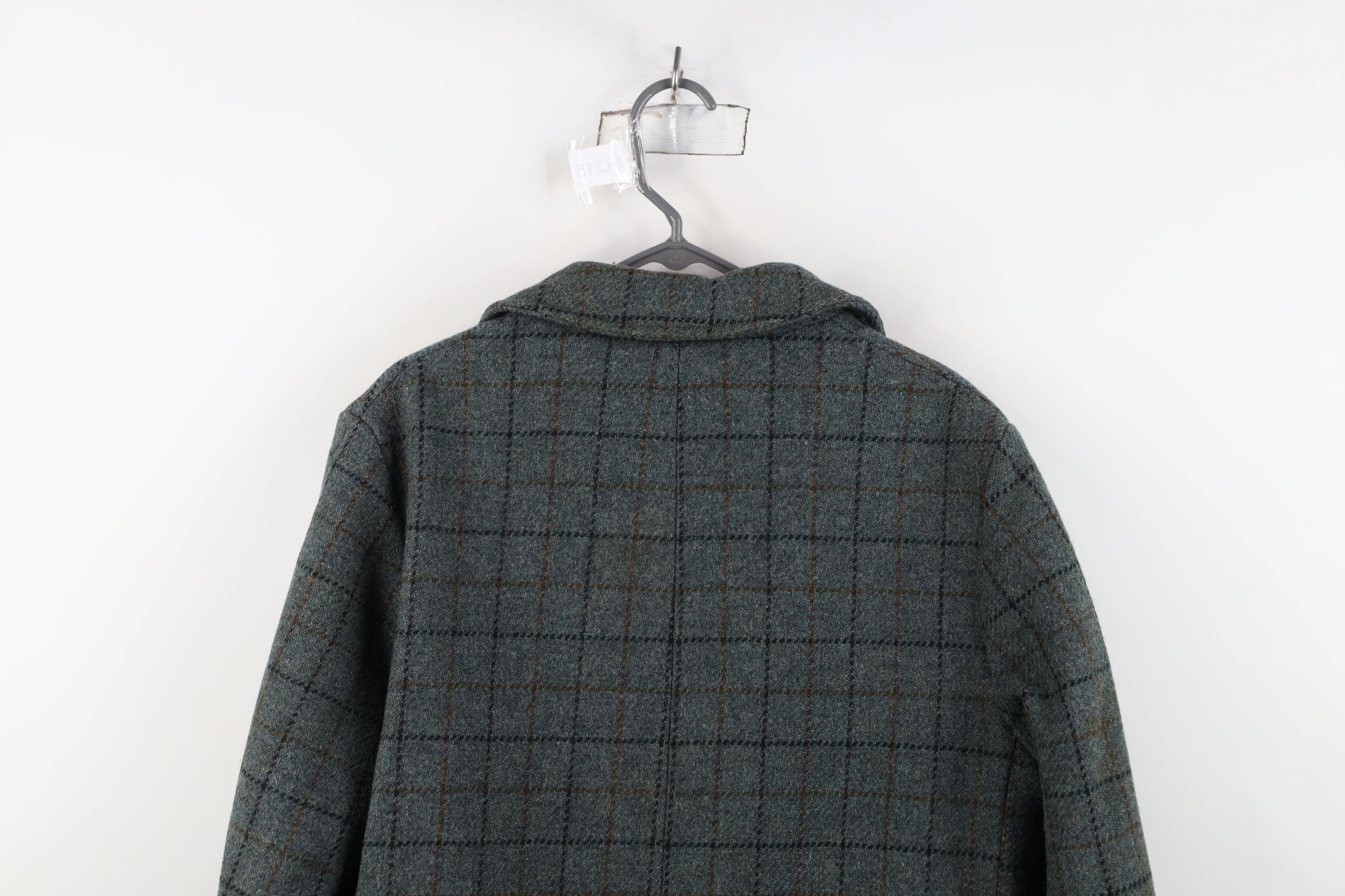 Vintage Vintage 70s Streetwear Lined Wool Tweed Overcoat Jacket Size US L / EU 52-54 / 3 - 13 Thumbnail
