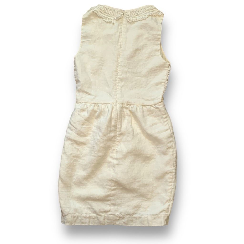 3.1 Phillip Lim 3.1 Phillip Lim Dress Cream Sleeveless Bow Detail Ribbon Lac Size XS / US 0-2 / IT 36-38 - 3 Thumbnail