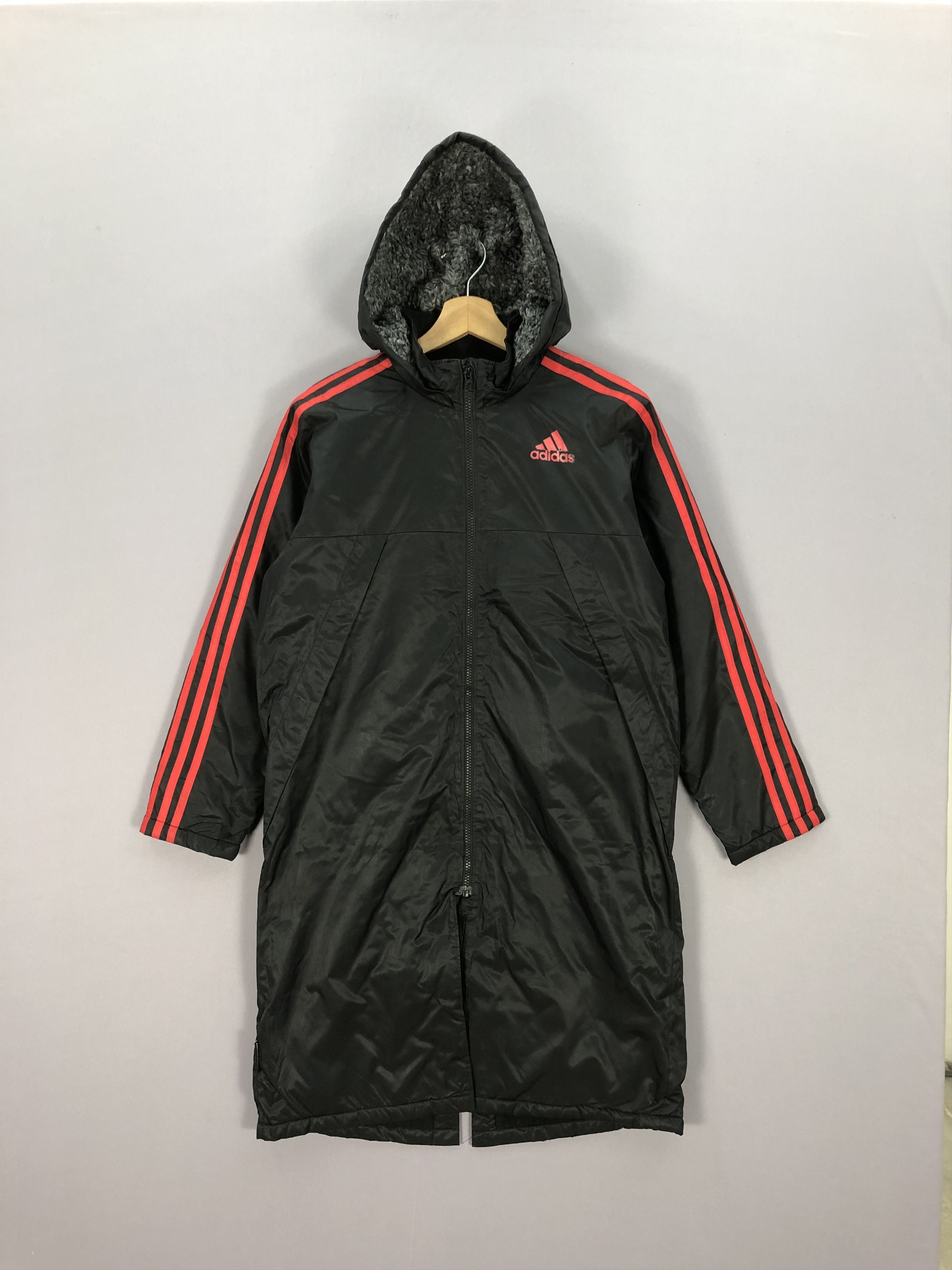 Adidas × Vintage Vintage Adidas Hoodie Windbreaker Coach Long Jacket Size US M / EU 48-50 / 2 - 3 Thumbnail