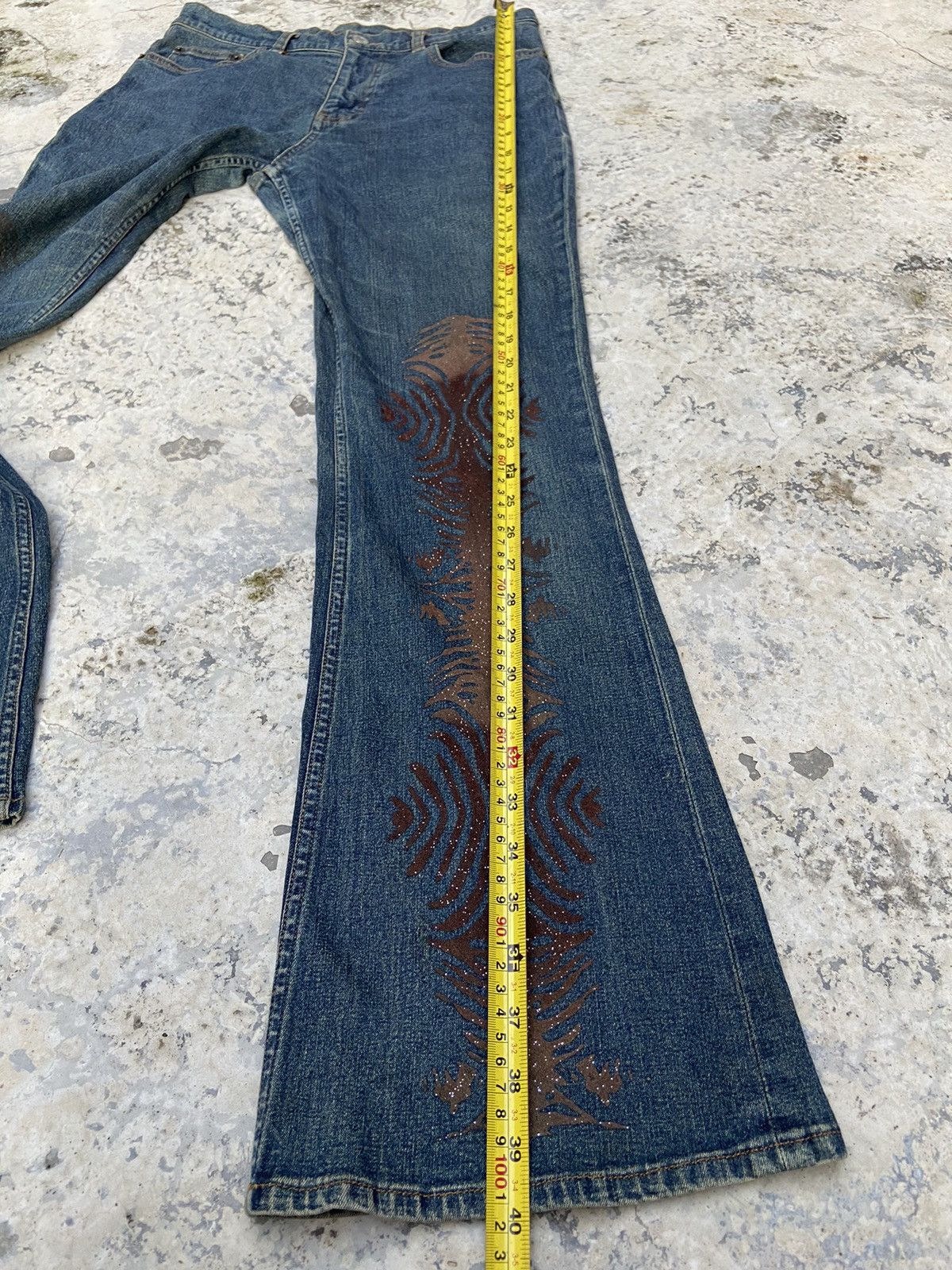 Hysteric Glamour × Japanese Brand × Le Grande Bleu (L.G.B.) Y2K japanese brand flare seditionaries denim pants Size 28" / US 6 / IT 42 - 13 Thumbnail