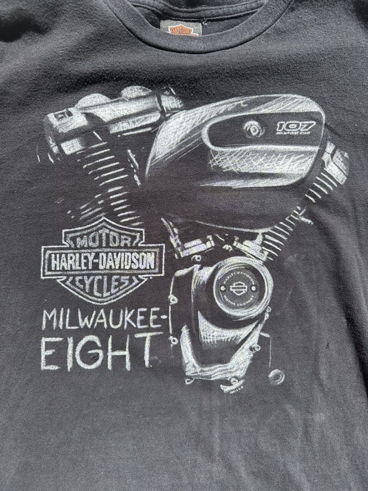 Harley Davidson Vintage Harley Davidson Milwaukee Tee Size US XXL / EU 58 / 5 - 6 Thumbnail