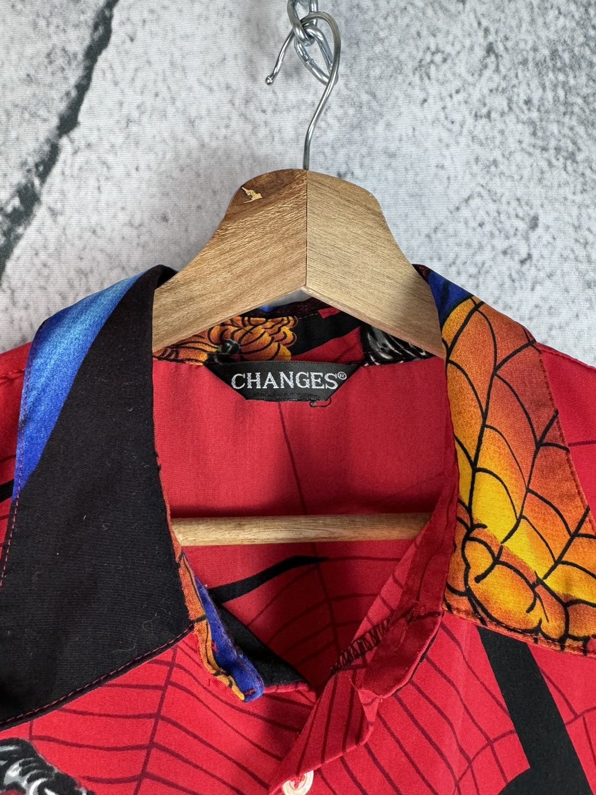 Marvel Comics NWT VTG 90s Y2K Marvel Comic Spiderman AOP Button up L/XL Size US L / EU 52-54 / 3 - 3 Thumbnail