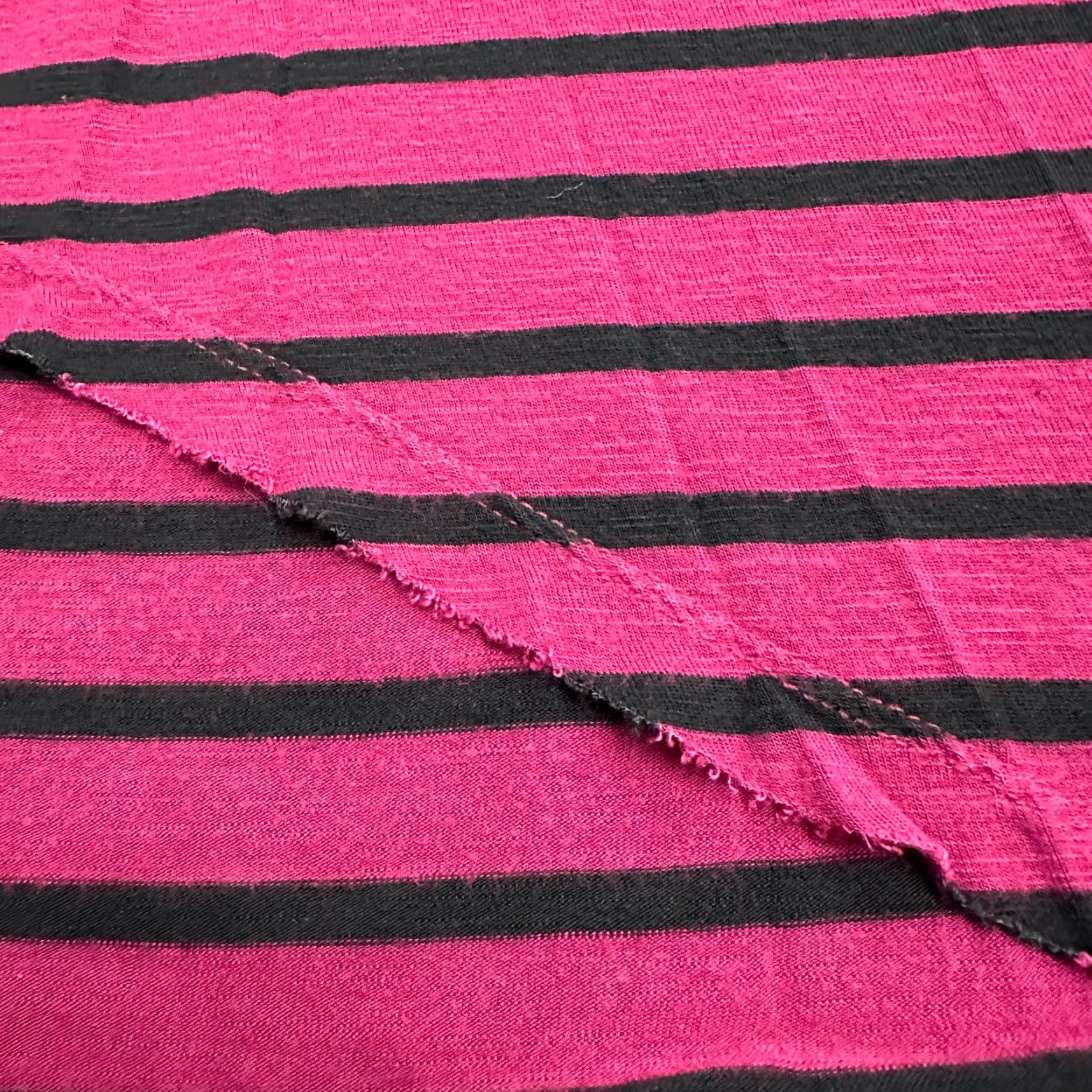 Gloria Vanderbilt Gloria Vanderbilt Blouse Womens S Red Striped Knit Stretch Top Casual Shirt Size S / US 4 / IT 40 - 4 Thumbnail