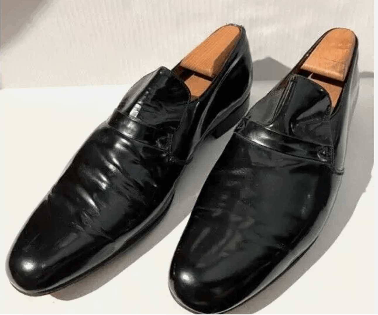 J.M. Weston J.M. WESTON Men Patent Leather Evening Loafers Pumps France Size US 11 / EU 44 - 8 Thumbnail