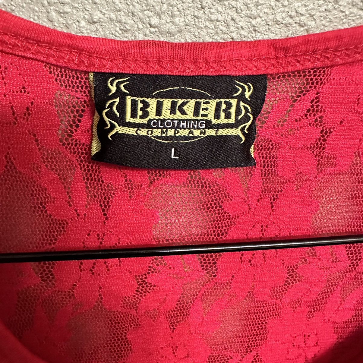 Other Biker Clothing Sturgis 2015 Women’s Red Tank Top w/Lace Back Size L / US 10 / IT 46 - 3 Thumbnail
