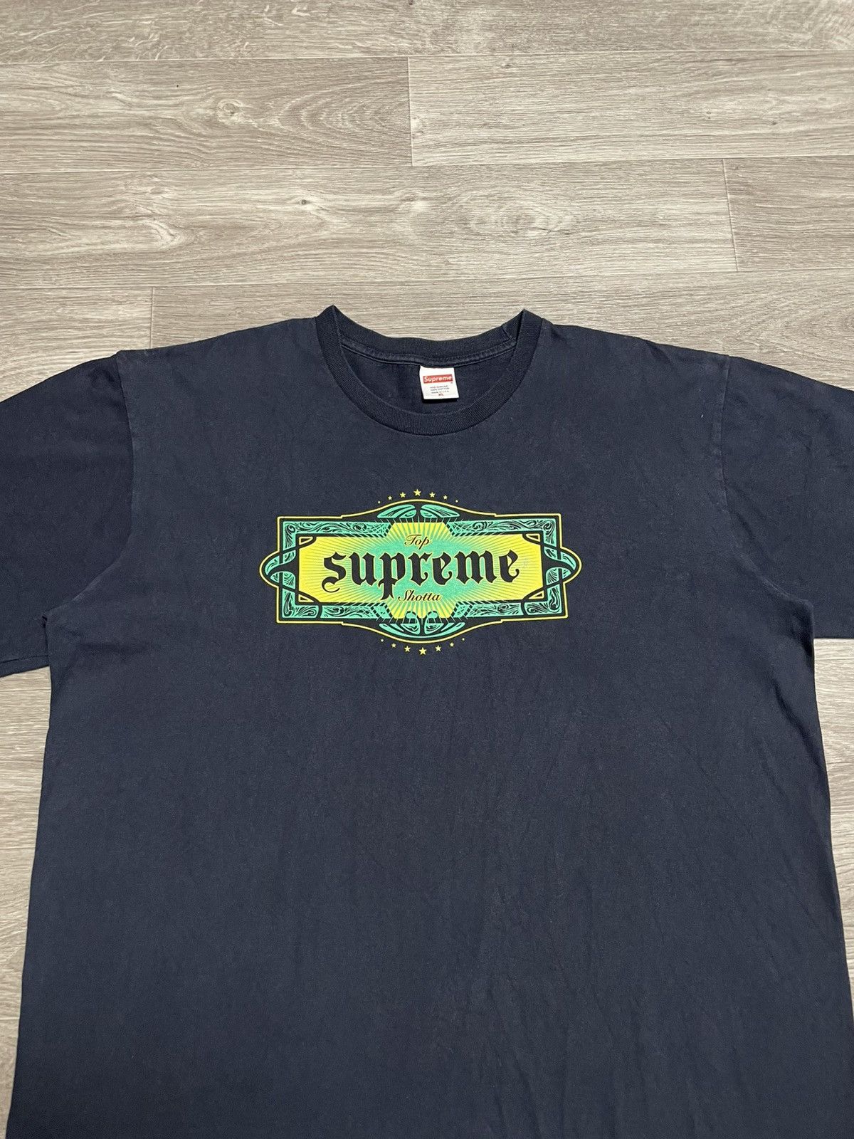 Supreme Supreme Top Shotta Black T-Shirt Size US XL / EU 56 / 4 - 2 Thumbnail