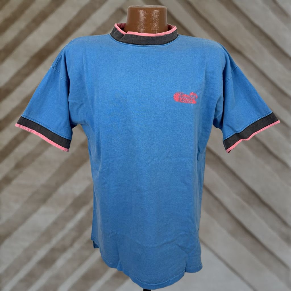 Disney VINTAGE Disney Typhoon Lagoon Shirt Adult Large 90s Pigment Dyed Neon Blue Pink Size US L / EU 52-54 / 3 - 1 Thumbnail