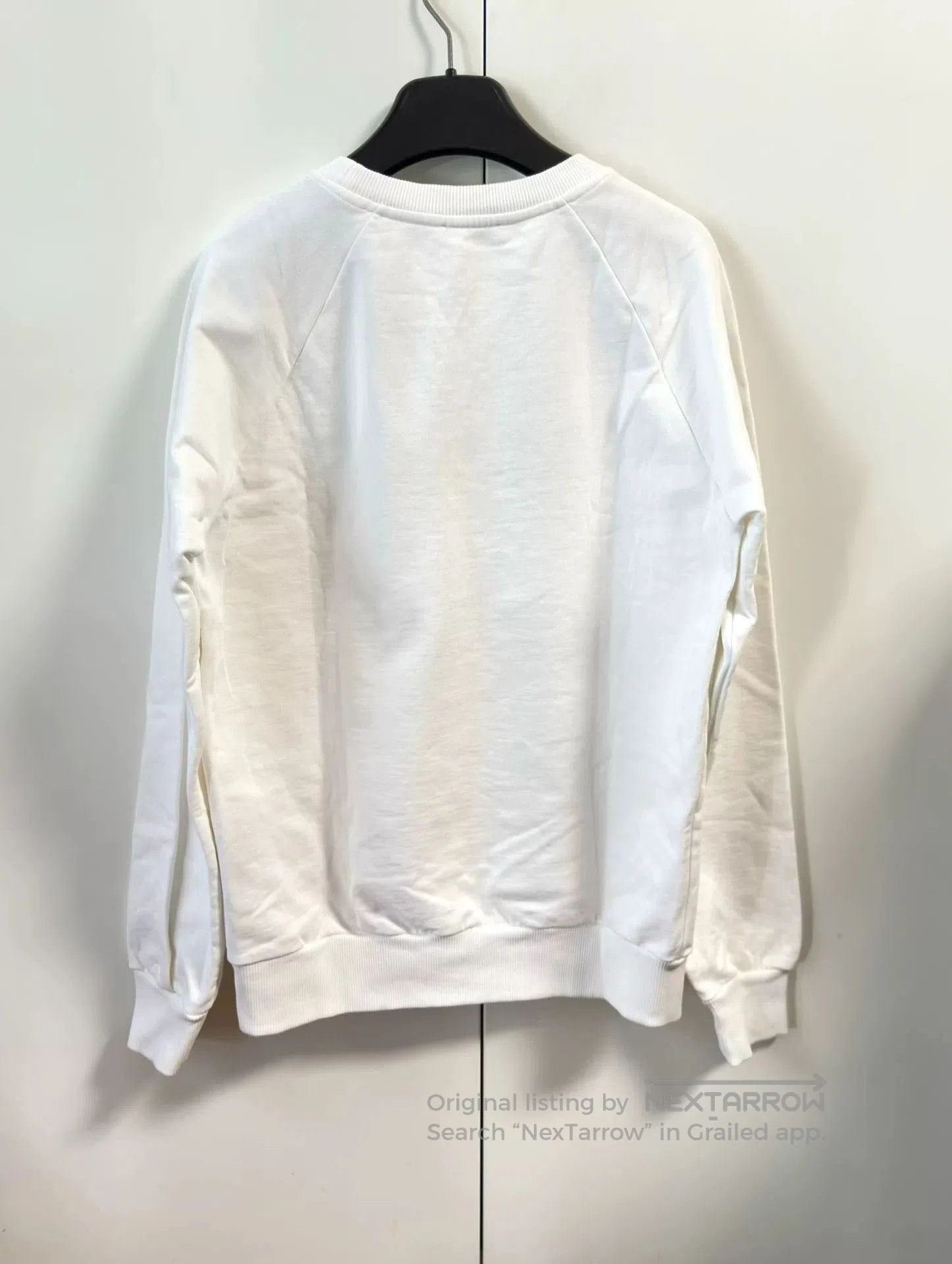 Balmain balmain white logo sweatshirt with plush texture. Size US M / EU 48-50 / 2 - 3 Thumbnail