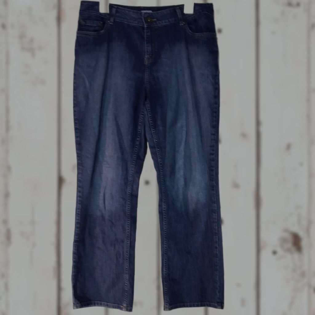 Vintage VINTAGE LL Bean Favorite Fit Jeans Womens Size 14 Blue 90s 5-Pocket Denim Stretch Cotton Spandex Size 36" / US 14 / IT 50 - 1 Thumbnail