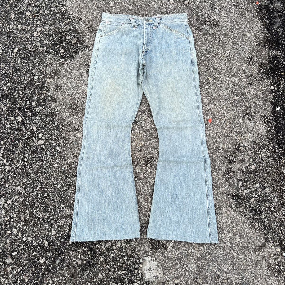 Morgan Homme “MORGAN HOMME” BLUE FLARE JEANS Size US 30 / EU 46 - 2 Thumbnail