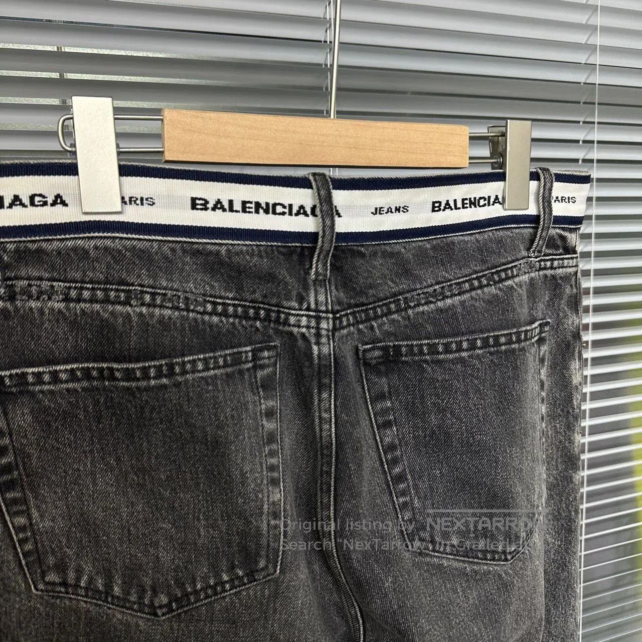 Balenciaga Balenciaga Original Heavy Wash Denim Jeans. Size US 26 / EU 42 - 4 Thumbnail