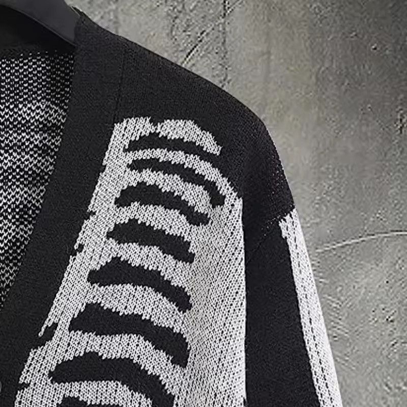 Japanese Brand Skeleton Print Cardigan Size US M / EU 48-50 / 2 - 5 Thumbnail