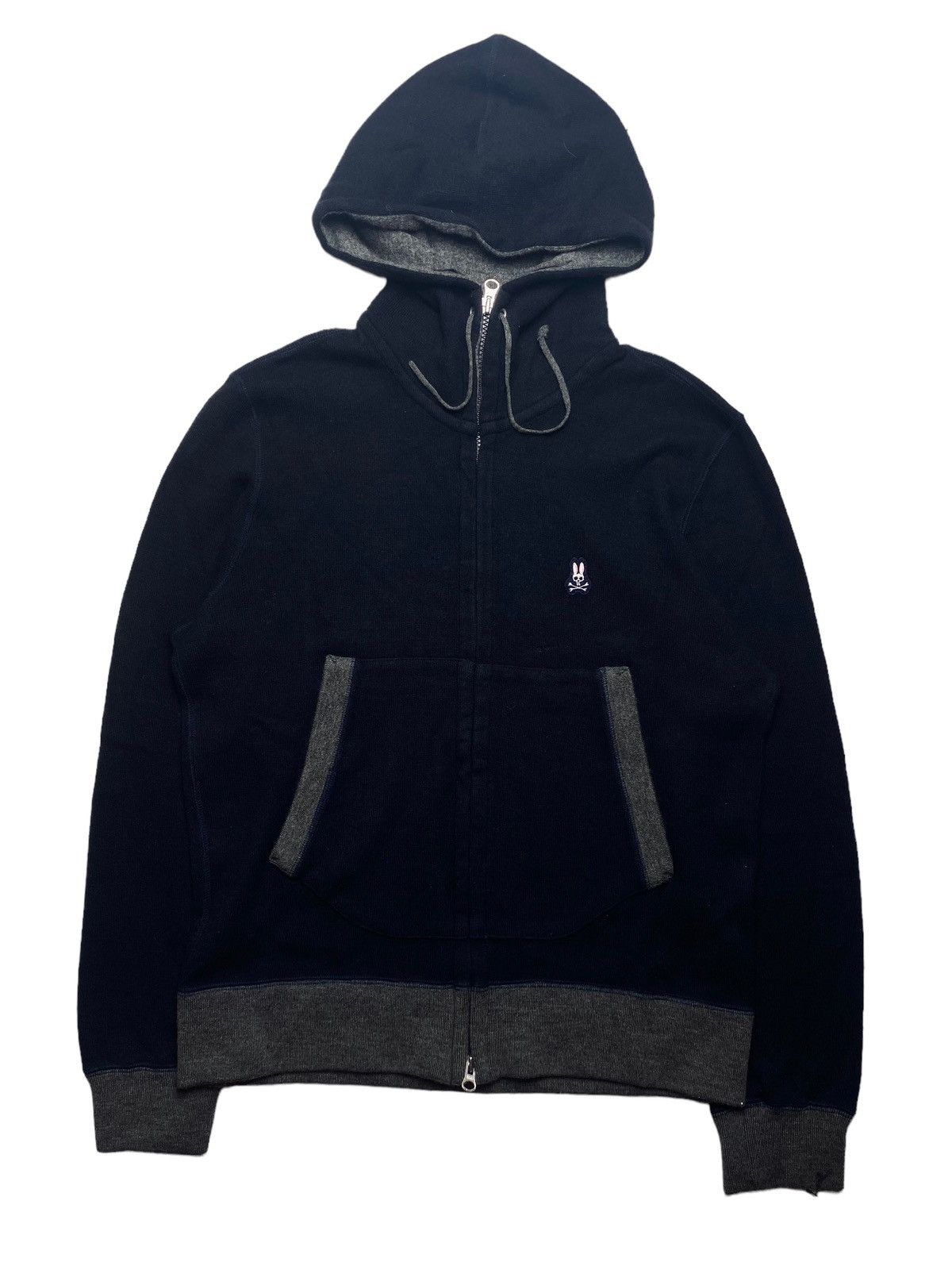 image of Hysteric Glamour x Ppfm 2000S Psycho Bunny By Robert Godley - Ninja Hoodie in Black (Size Medium)