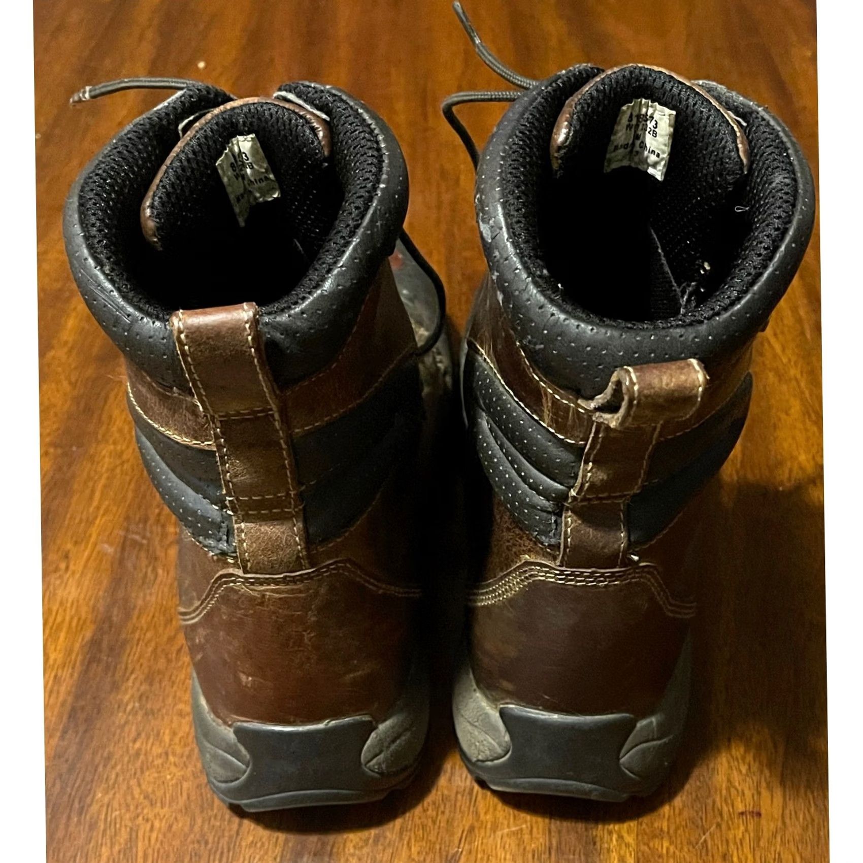 Vintage Cabelas Boots Mens Brown Leather Waterproof Steel Toe Cap Toe Padded 11M Boot Shoes Size 11 | Work Boots Leather Brown Waterproof Men’s Boots Size US 11 / EU 44 - 4 Thumbnail