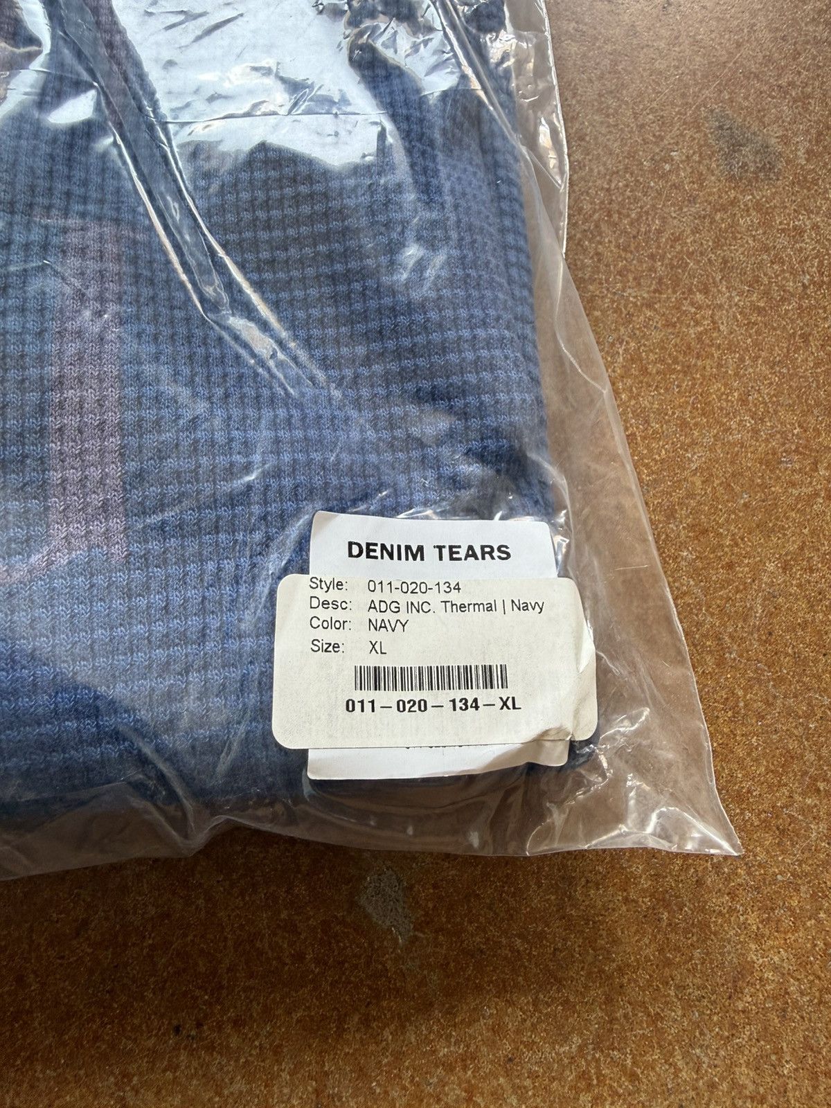 DENIM TEARS Denim Tears ADG Inc. Thermal Blue XL Size US XL / EU 56 / 4 - 10 Thumbnail