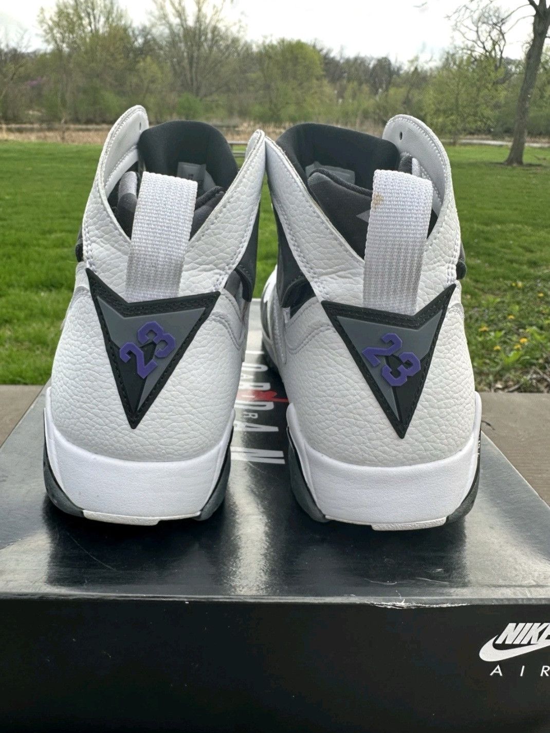 Jordan Brand Nike Air Jordan Retro 7 Flint 2021 CU9307100 Size 12 Men Size US 12 / EU 45 - 5 Thumbnail