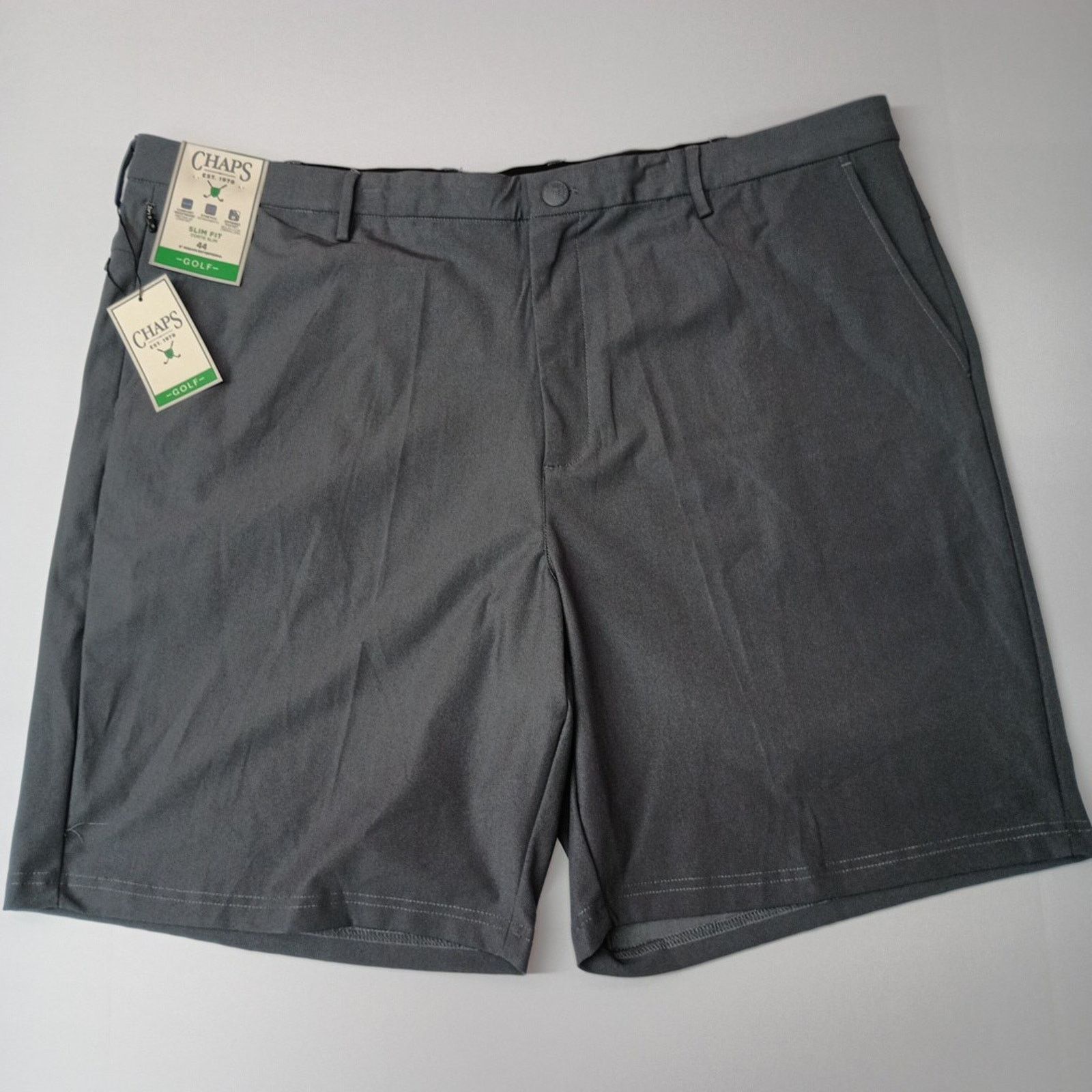 Chaps Chaps Golf Shorts Men's 44 Gray Slim Fit 9" Inseam Stretch Size US 44 / EU 60 - 1 Thumbnail