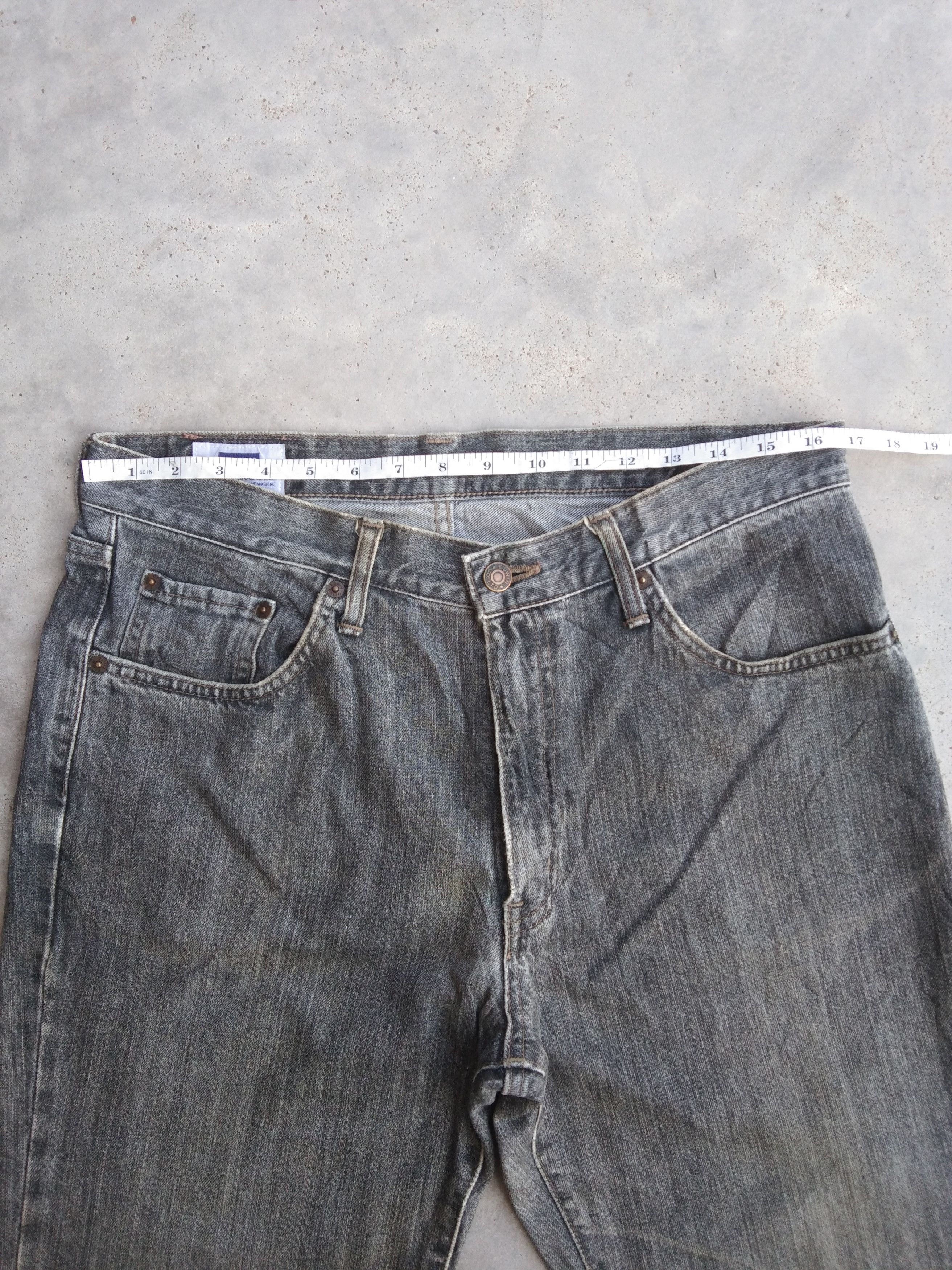Edwin Vintage Edwin Grey Distressed Jeans 33x30 Size US 33 - 7 Thumbnail