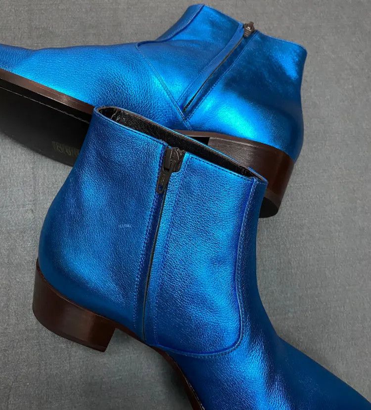 Saint Laurent Paris Saint Laurent Paris Metal Boots Size US 10 / EU 43 - 4 Thumbnail