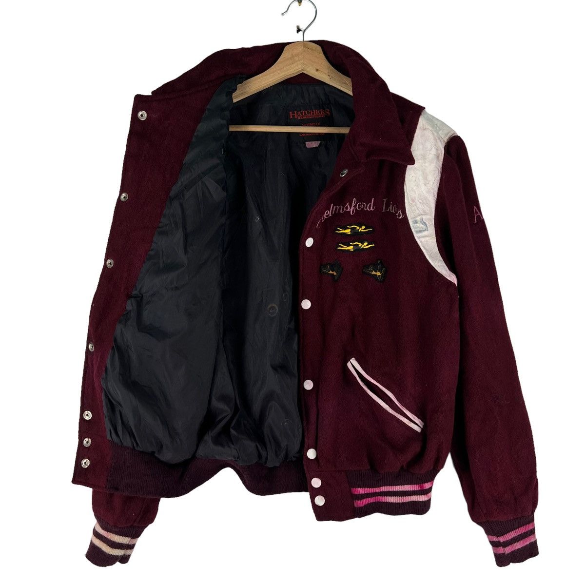 Vintage 🔥VINTAGE VARSITY JACKET HATCHERS SPORTSWEAR BOSTON USA Size US M / EU 48-50 / 2 - 11 Thumbnail