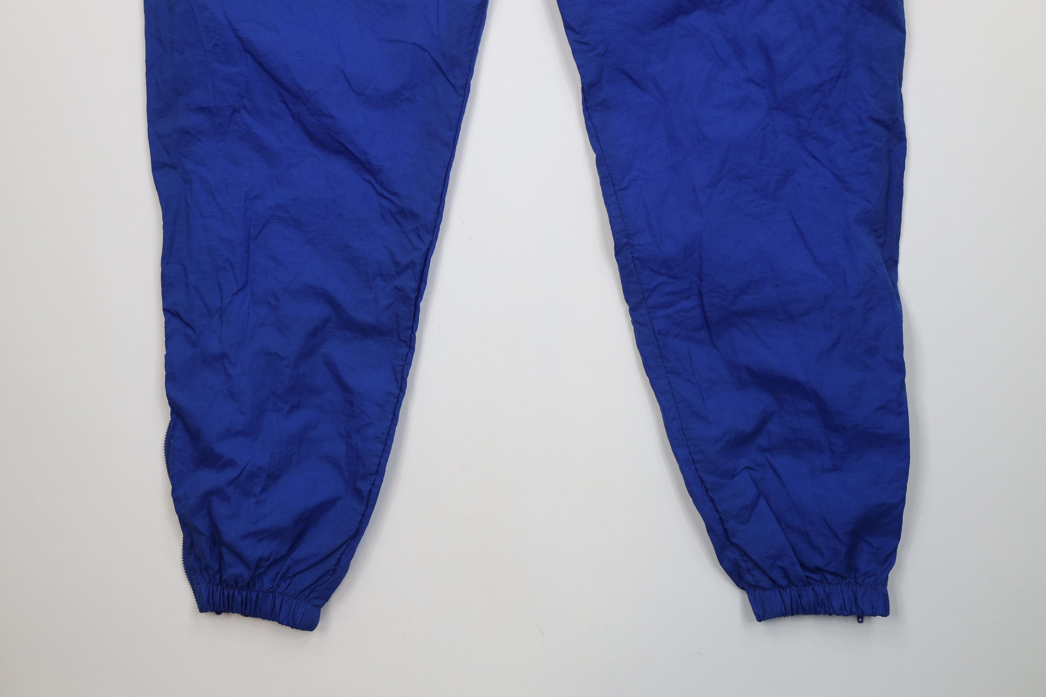 Vintage Vintage 90s Streetwear Lined Windbreaker Joggers Pants Blue Size US 34 / EU 50 - 12 Thumbnail