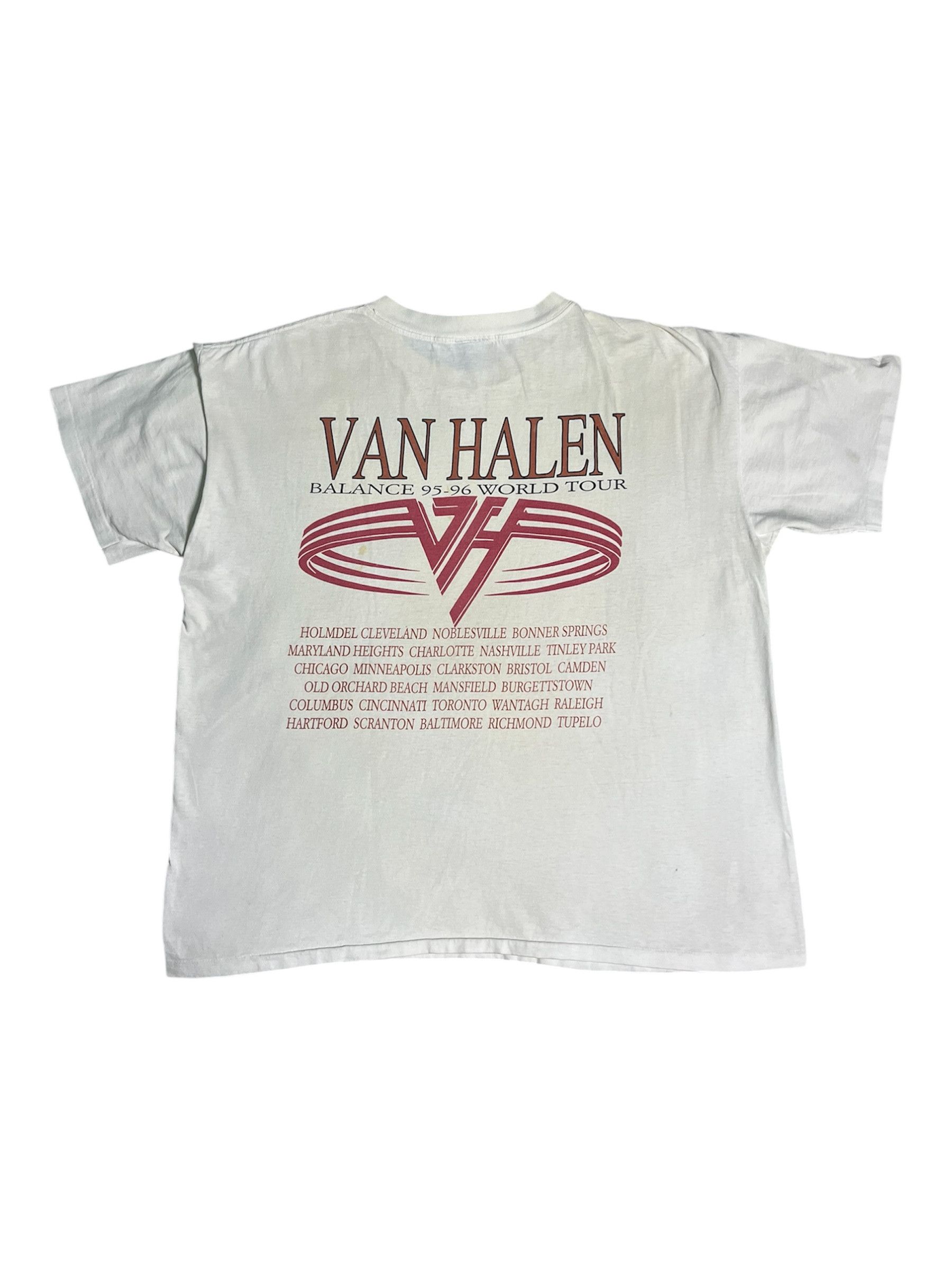 Band Tees Vintage Van Halen Size US XL / EU 56 / 4 - 2 Thumbnail