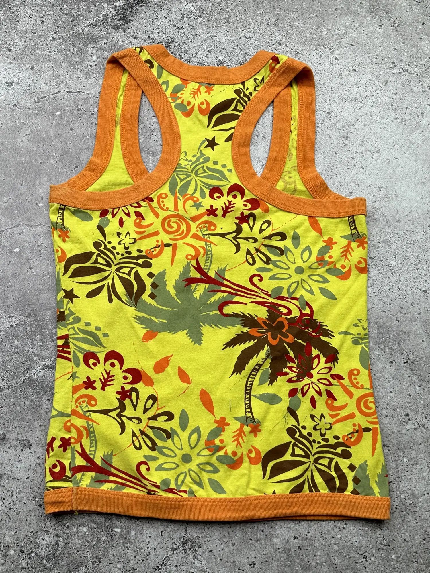 Vintage Vintage Printed Tank Top C323(V349) Size S / US 4 / IT 40 - 3 Thumbnail