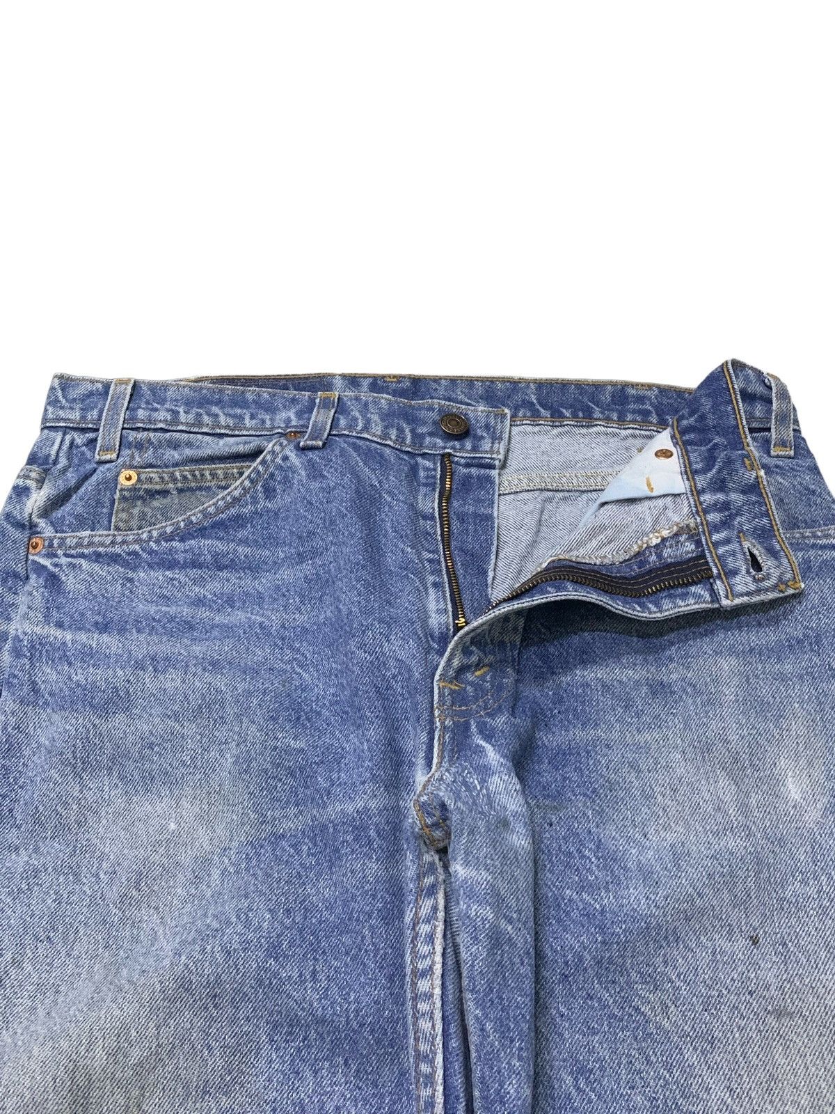 Levi's × Vintage Vintage Levis 505 Distressed Dirty Denim Pants Size US 34 / EU 50 - 8 Thumbnail