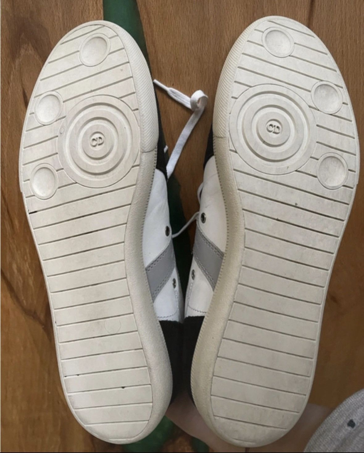 Dior Dior Homme B01 GAT AW10 black white leather low top sneakers Size US 7 / EU 40 - 5 Thumbnail
