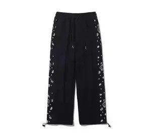 Japanese Brand 21SS Indigo Union Japan Black Bandana Teddy Bear Sweat Pants Size US 32 / EU 48 - 1 Thumbnail