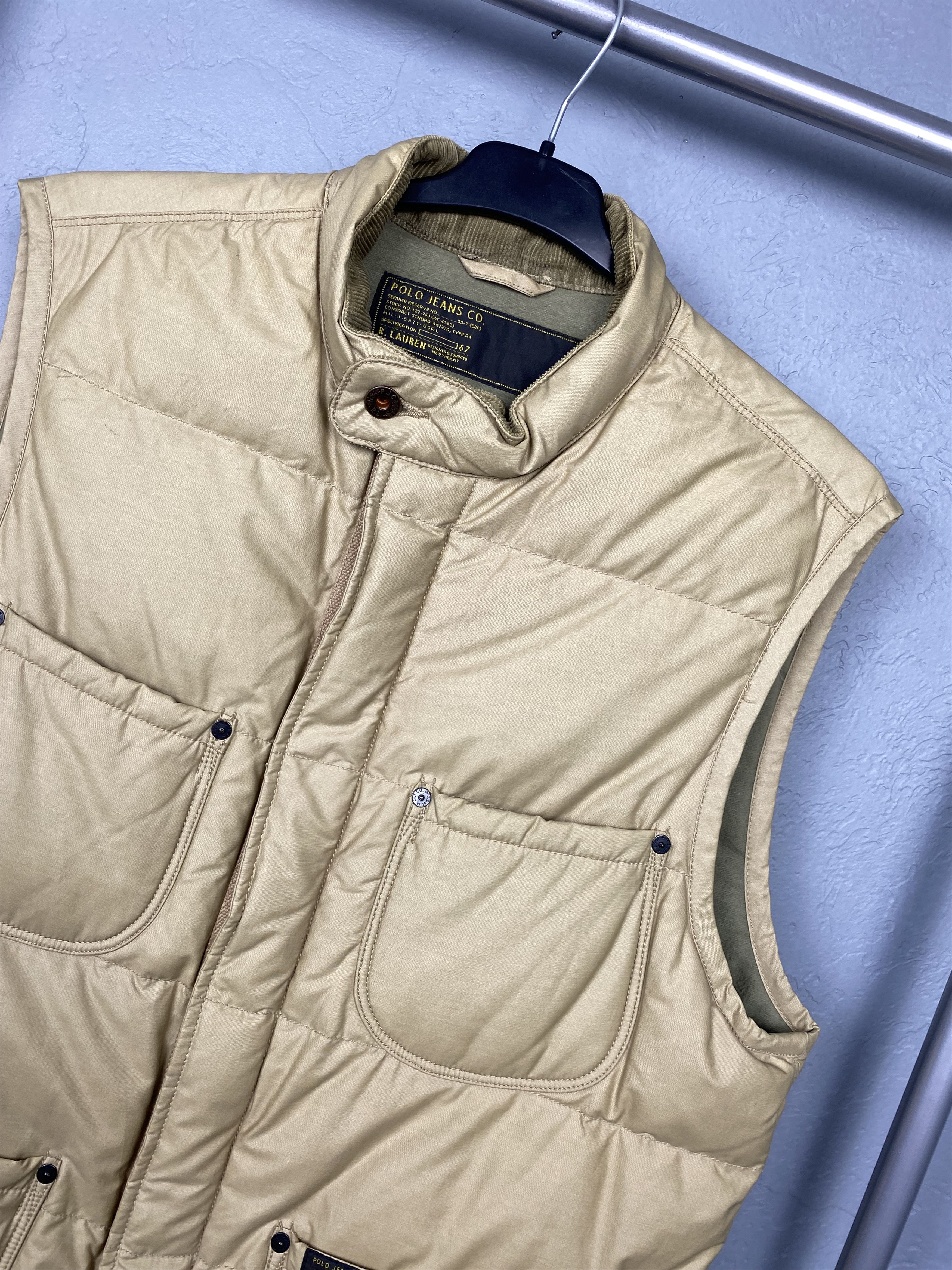 Polo Ralph Lauren Polo Ralph Lauren Jeans Co. Vintage Mens Nylon Vest Y2K Size US L / EU 52-54 / 3 - 2 Thumbnail