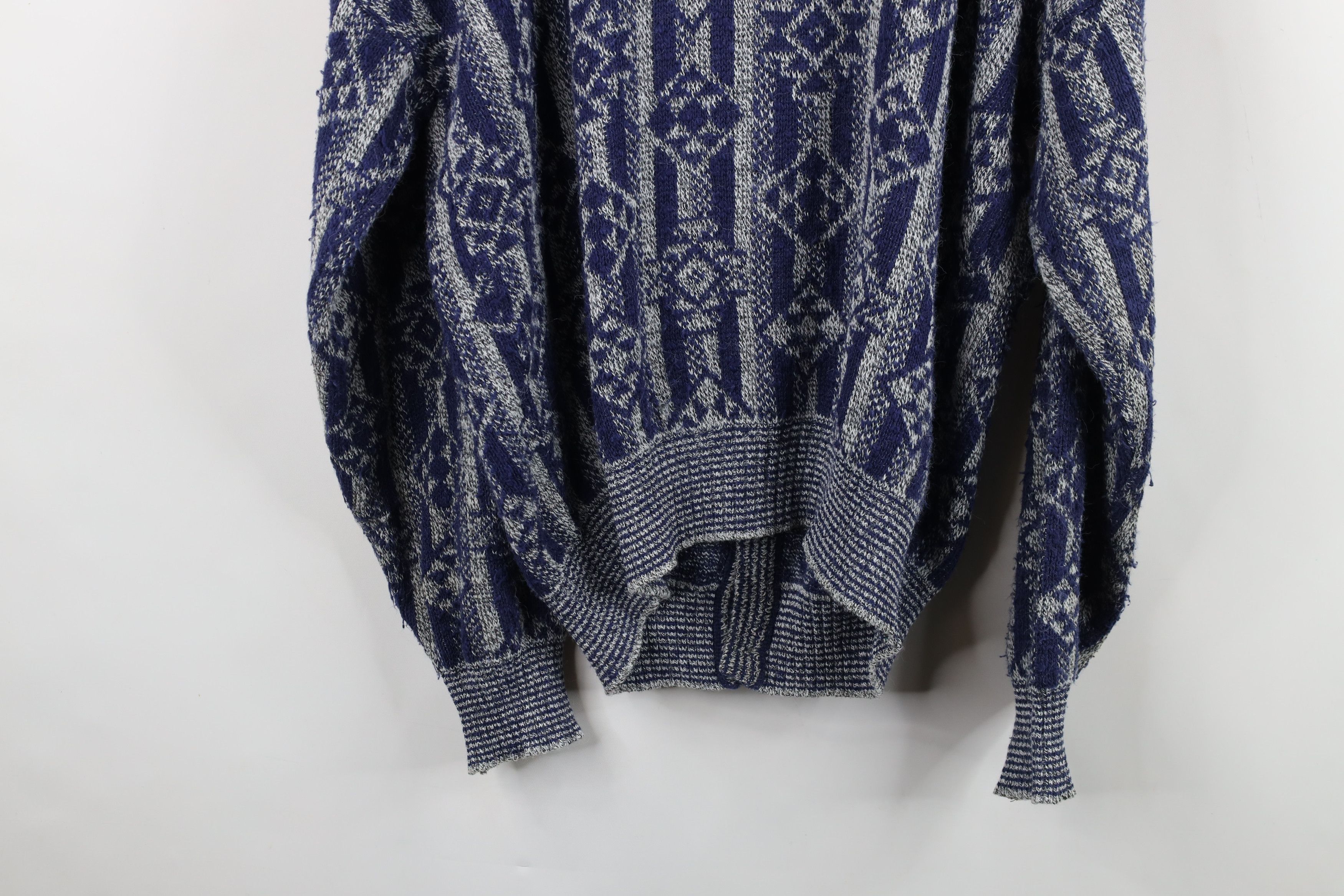 Vintage Vintage 90s Coogi Style Ed Bassmaster Knit Cardigan Sweater Size US M / EU 48-50 / 2 - 9 Thumbnail