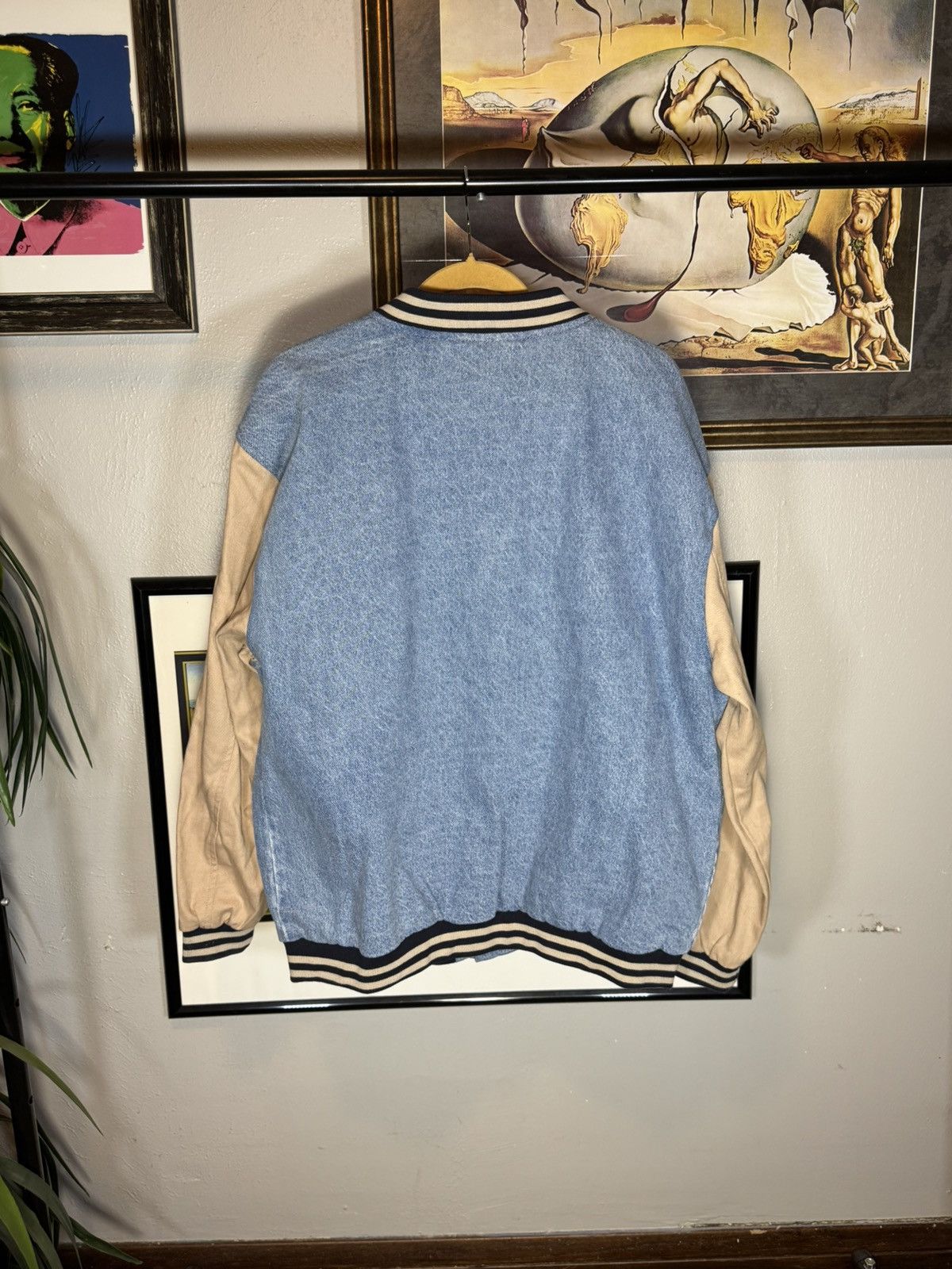 Vintage Vintage Two Tone Denim Jacket Size US XL / EU 56 / 4 - 2 Thumbnail
