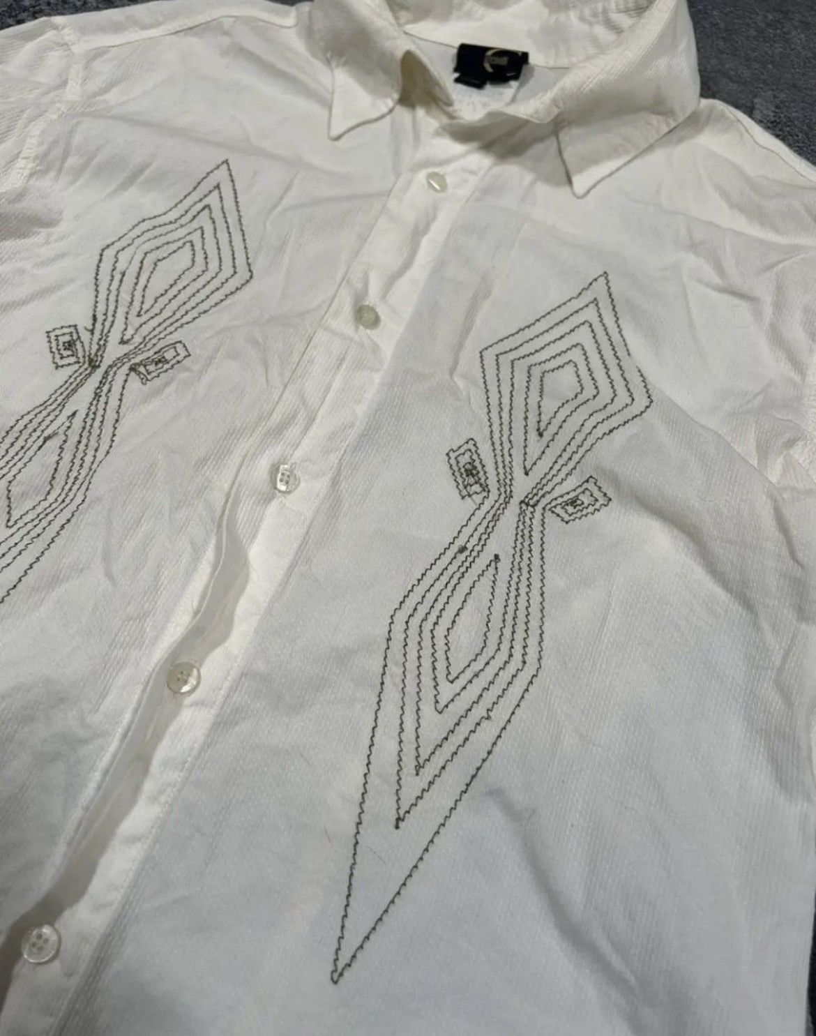 Designer × Just Cavalli Just Cavalli Embroidered Western Style Shirt Size US M / EU 48-50 / 2 - 3 Thumbnail