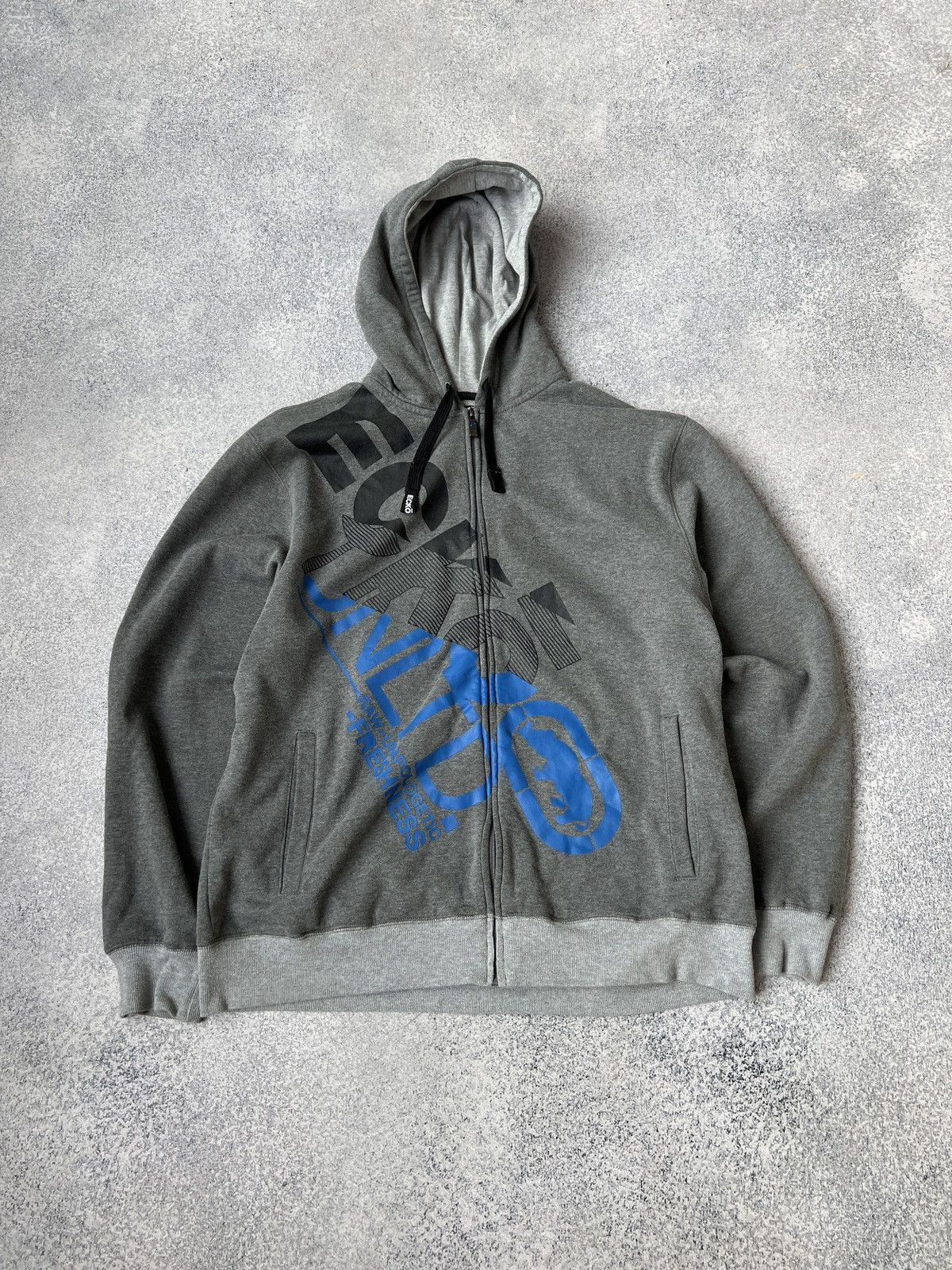 Ecko Unltd. × Vintage Vintage Ecko Unltd Big logo zip hoodie rap sk8 style Size US XL / EU 56 / 4 - 1 Thumbnail