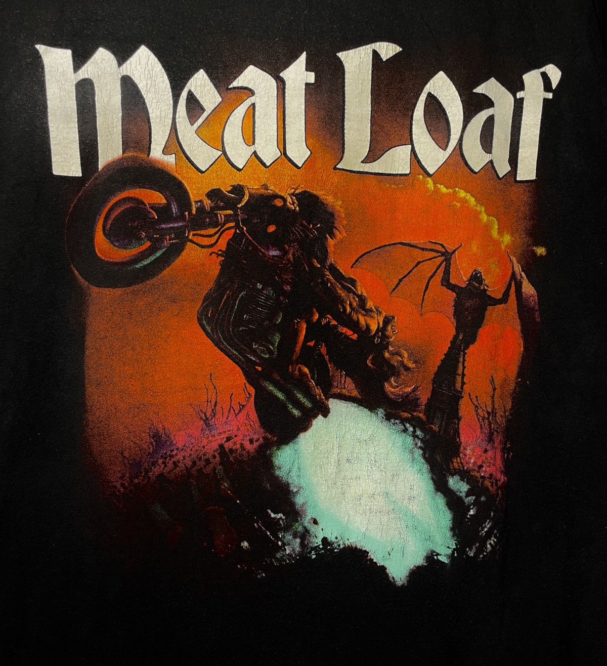 Band Tees Vintage Meat Loaf T Shirt 2002 Tour Tee Shirt Band Hype Y2K Size US L / EU 52-54 / 3 - 2 Thumbnail