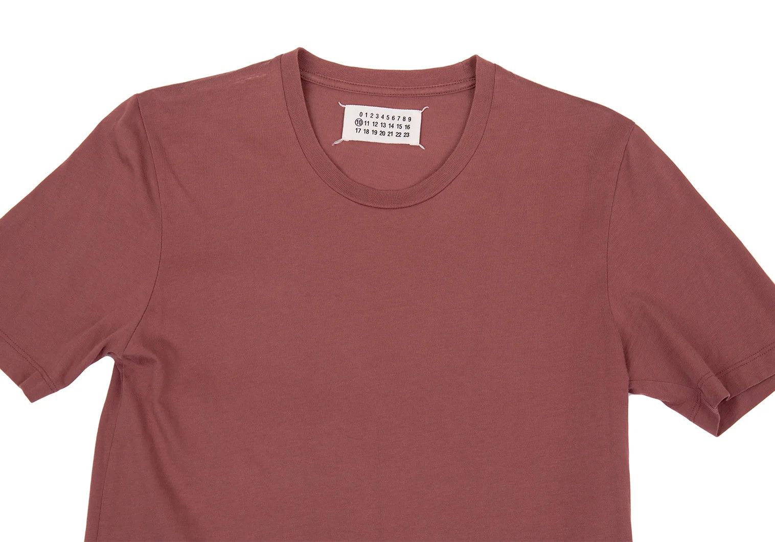 Maison Margiela Crew Neck T-Shirt in Red Purple Size 44 Size US S / EU 44-46 / 1 - 2 Thumbnail