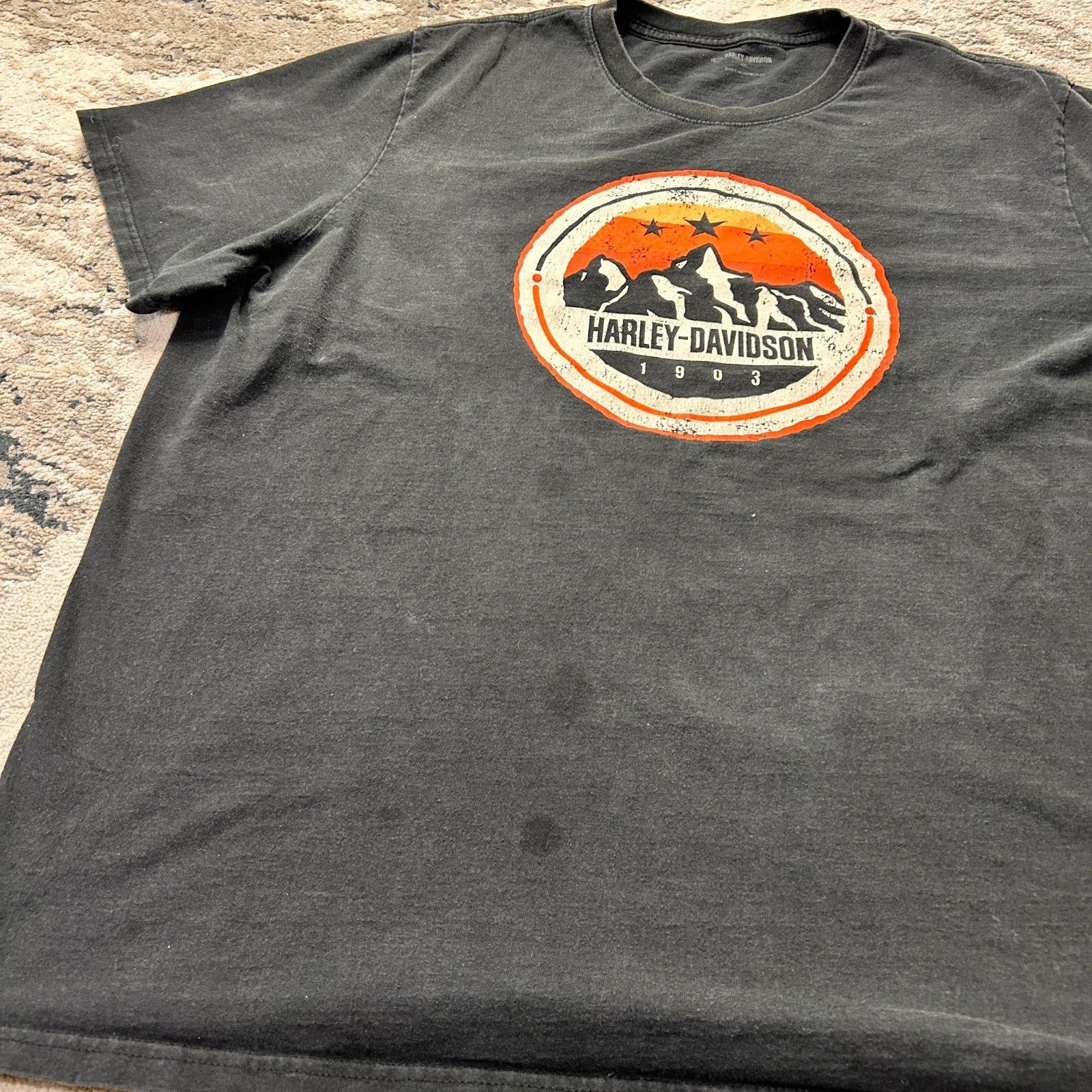 & Other Stories Vintage Harley Davidson Mountain 120th Anniversary T Shi 4XL Size US XXL / EU 58 / 5 - 2 Thumbnail