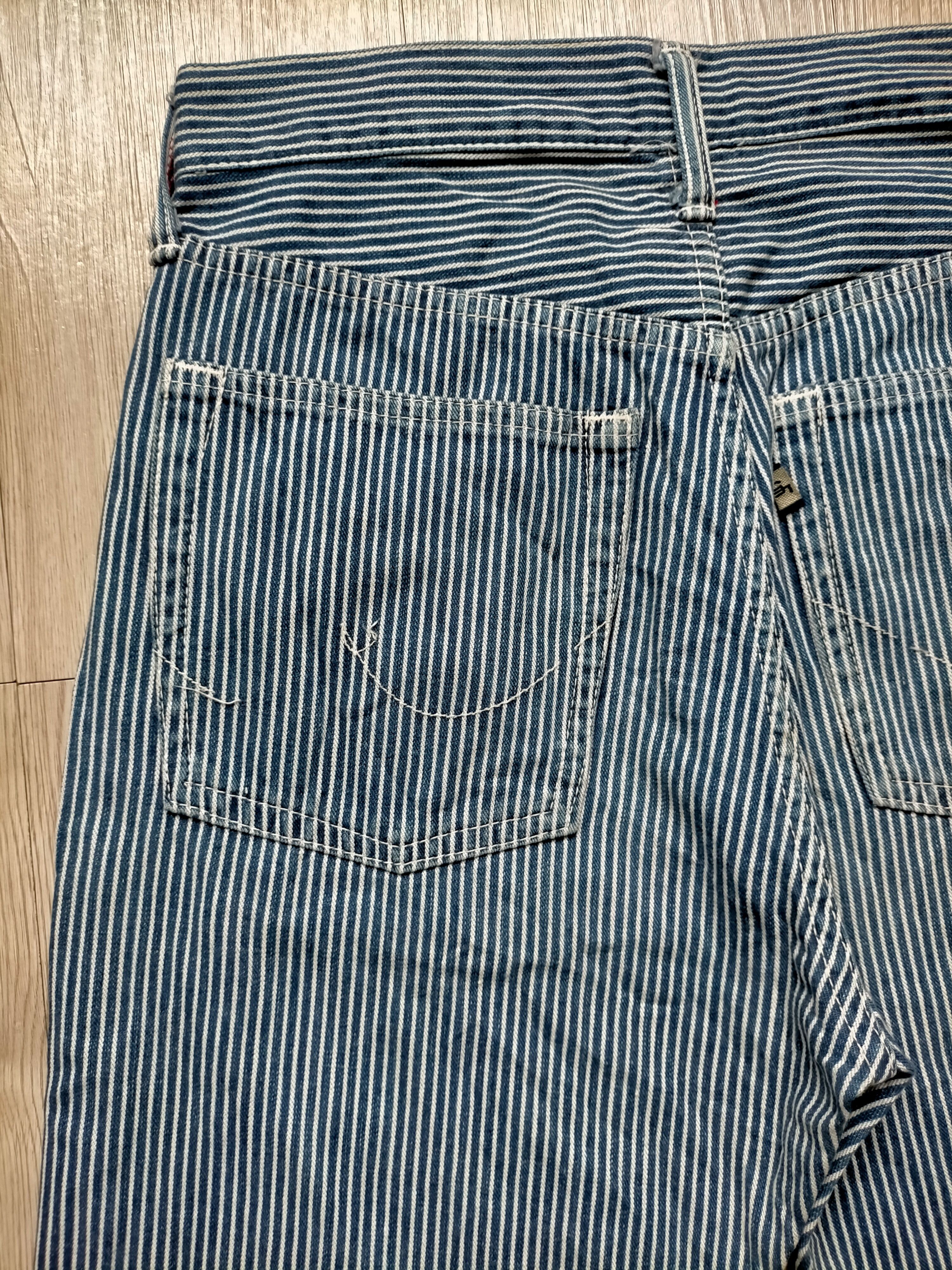 45rpm 45rpm Hickory Stripe Japan Denim pants Size US 28 / EU 44 - 8 Thumbnail