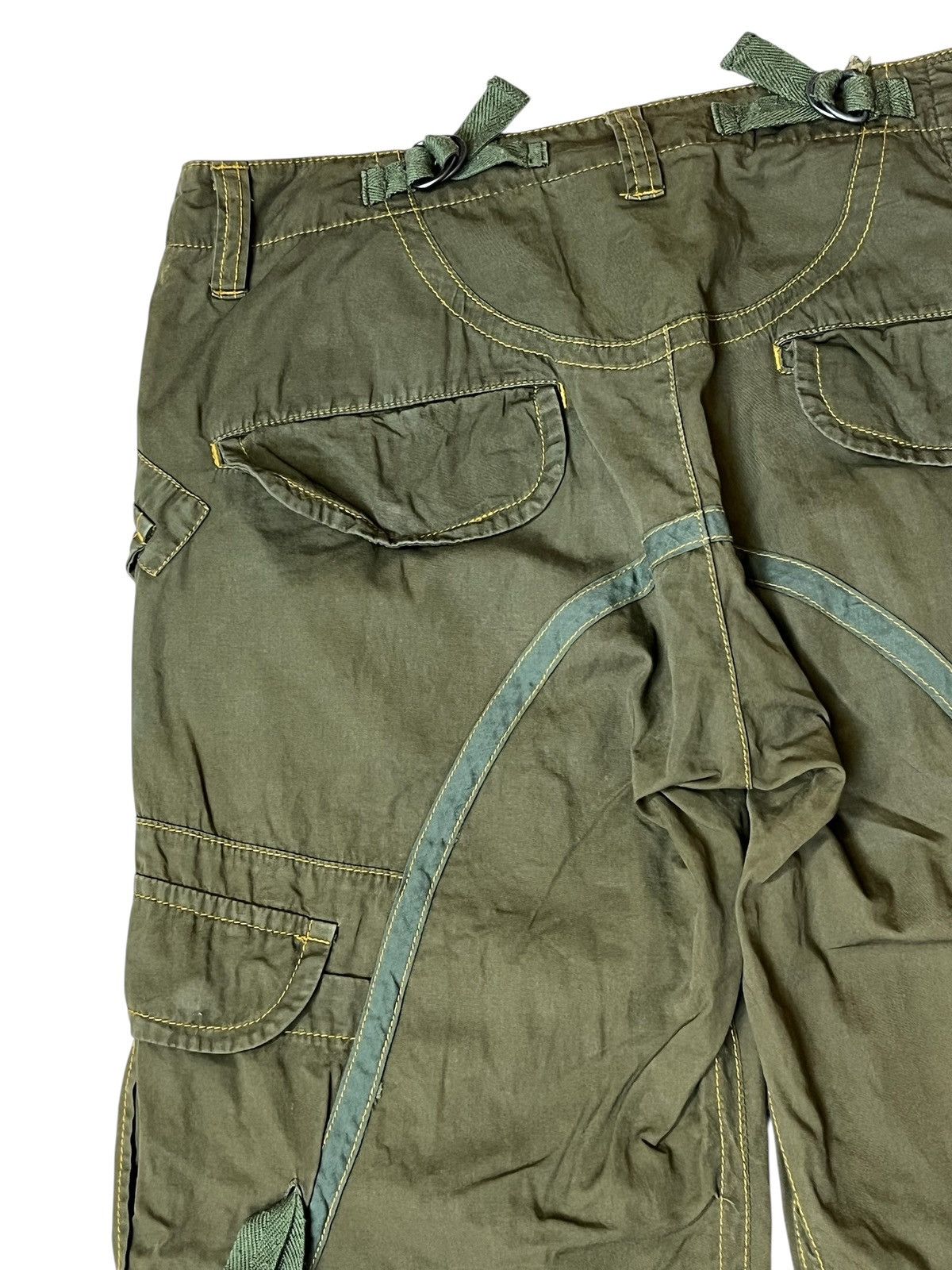 Japanese Brand Japanese CRYSTAL BUSH bondage military style cargo pant Size US 33 - 11 Thumbnail