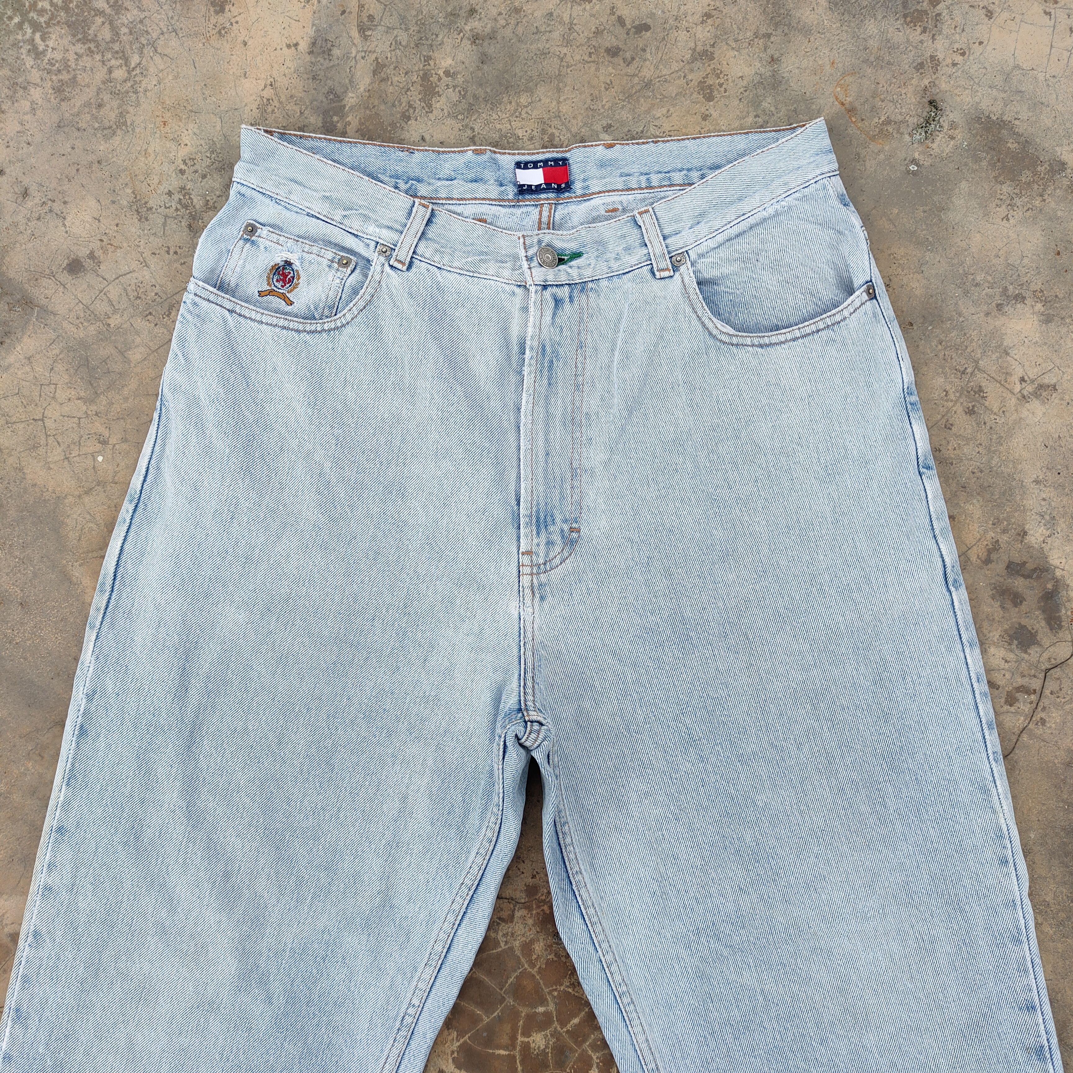 Tommy Jeans VINTAGE TOMMY JEANS FADED DENIM PANTS Size US 34 / EU 50 - 3 Thumbnail