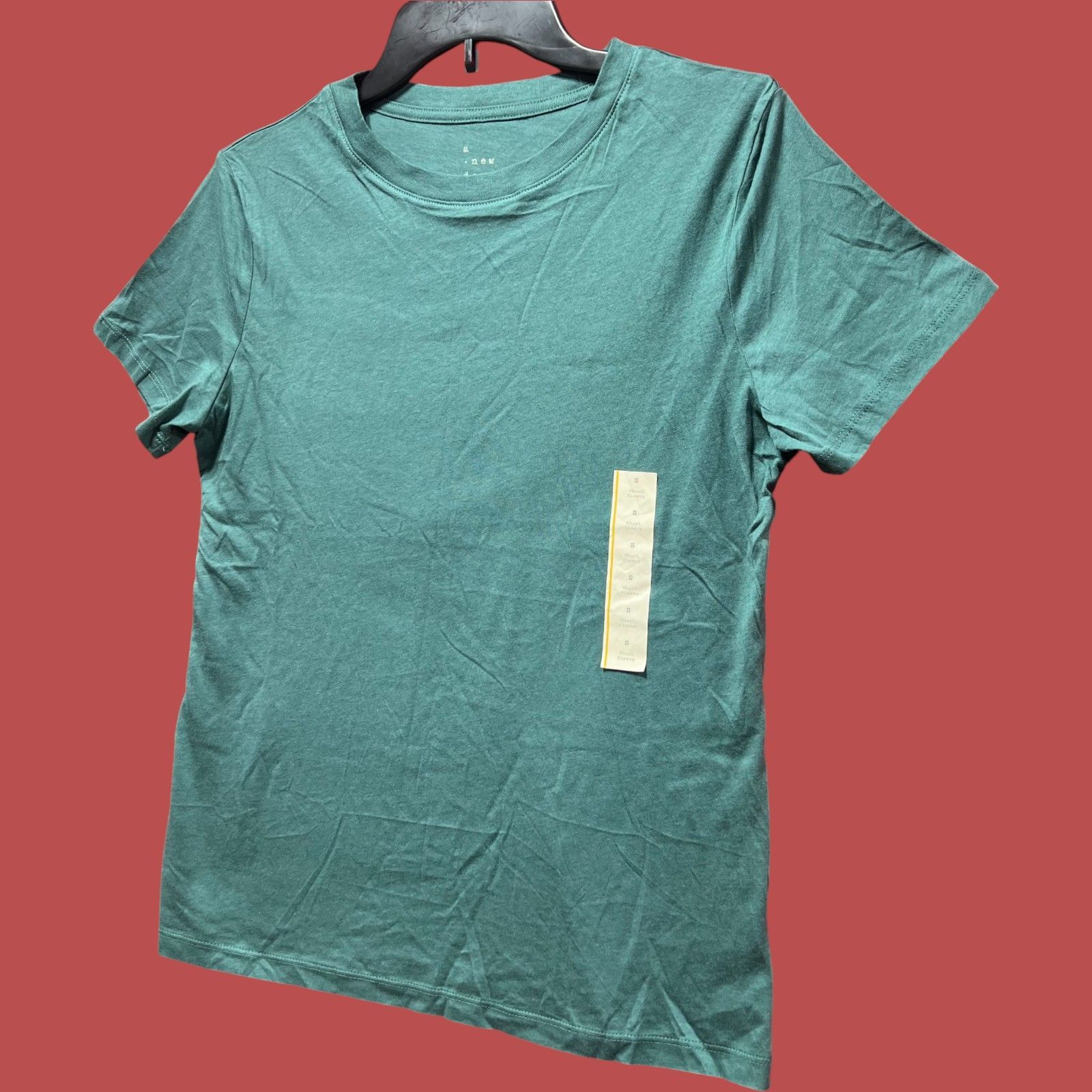 Other A New Day - Women's Short Sleeve Scoop Neck T-Shirt - Green Size S / US 4 / IT 40 - 12 Thumbnail